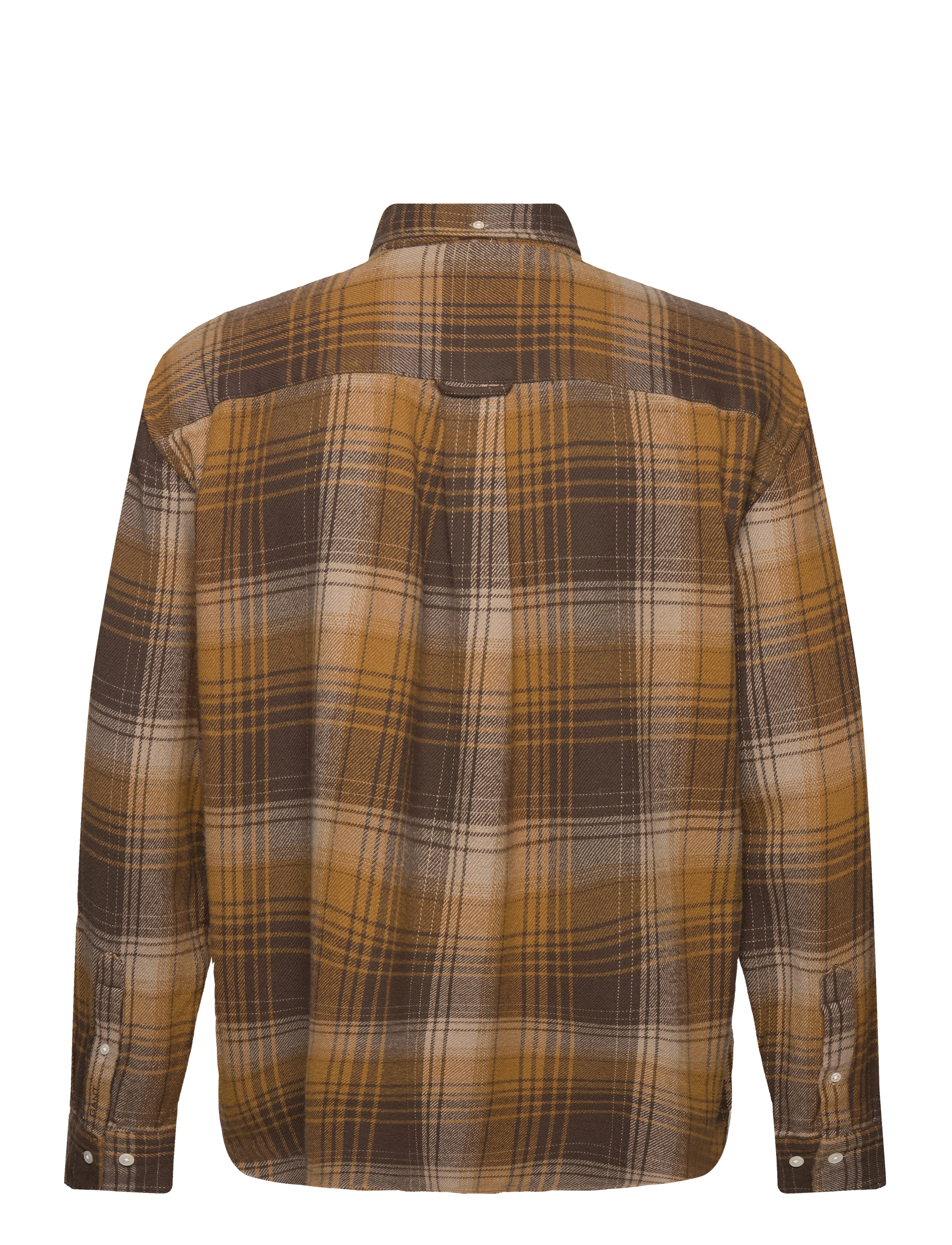 Gant - REL HEAVY FLANNEL CHECK SHIRT - flanellsärgid - woody brown - 2