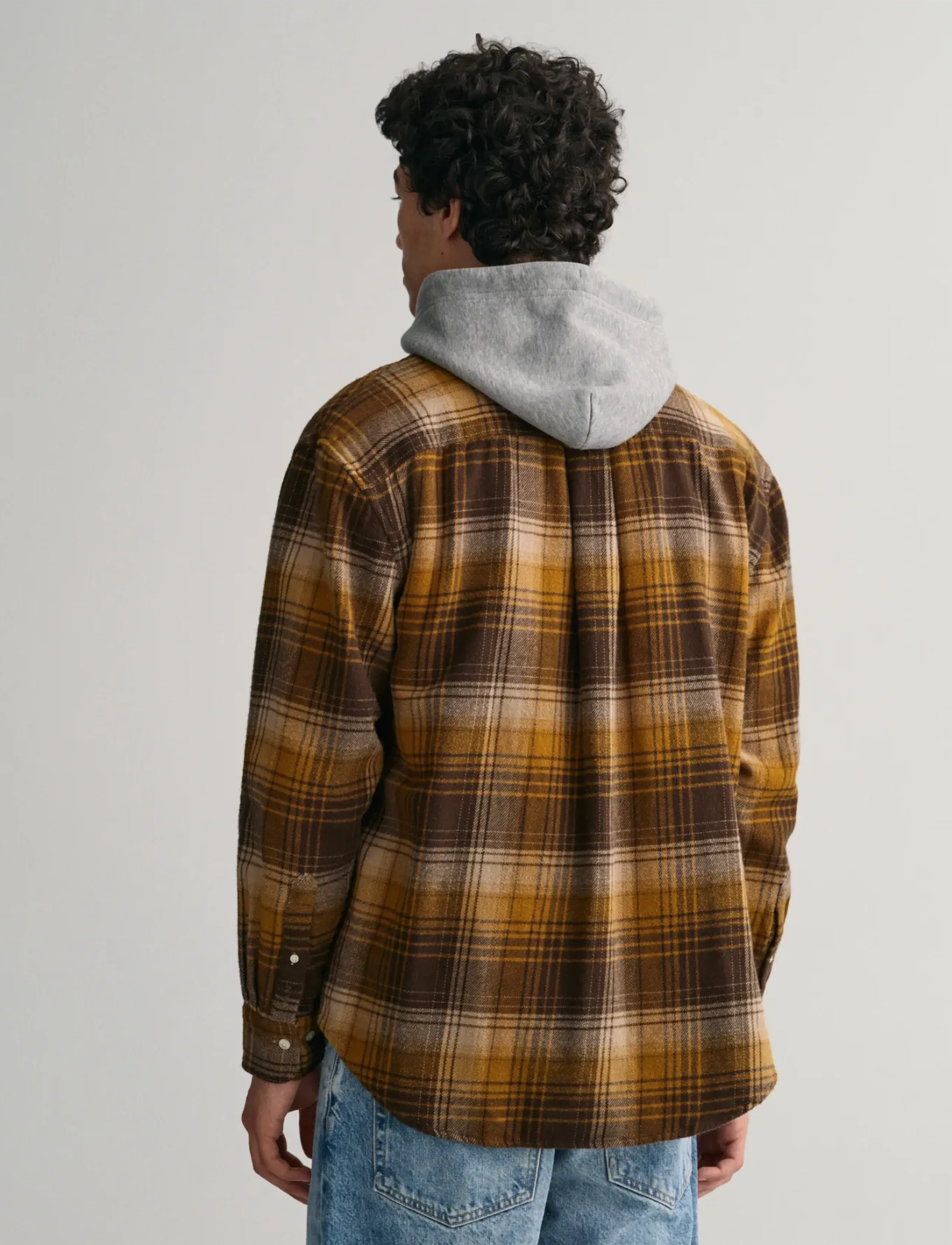 Gant - REL HEAVY FLANNEL CHECK SHIRT - flanellsärgid - woody brown - 3