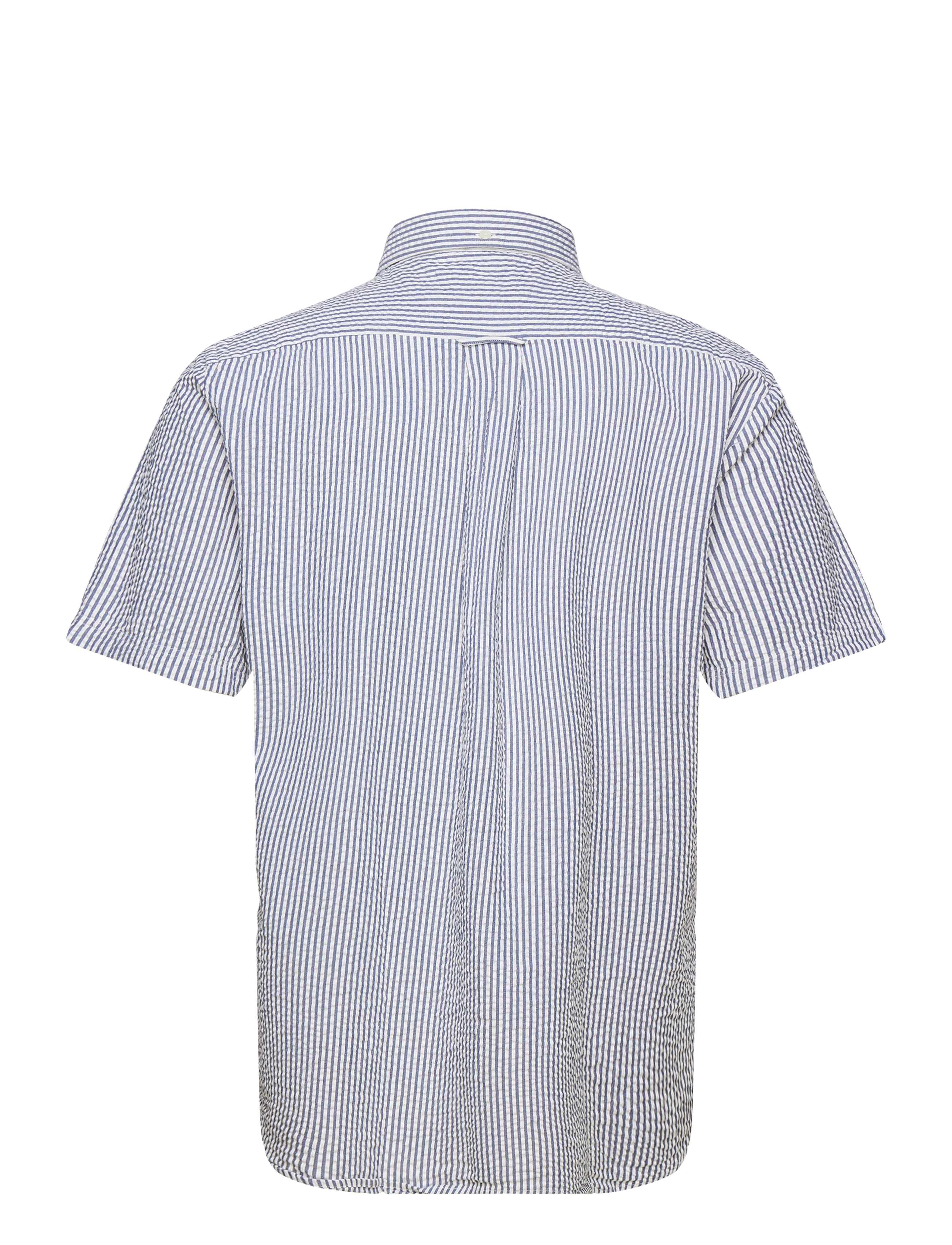 GANT - REG UT SEERSUCKER SS SHIRT - evening blue - 1