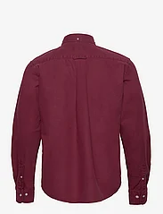 GANT - REG UT BRUSHED OXFORD SHIRT - oksfordo marškiniai - wine red - 1