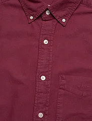 GANT - REG UT BRUSHED OXFORD SHIRT - oksfordo marškiniai - wine red - 2