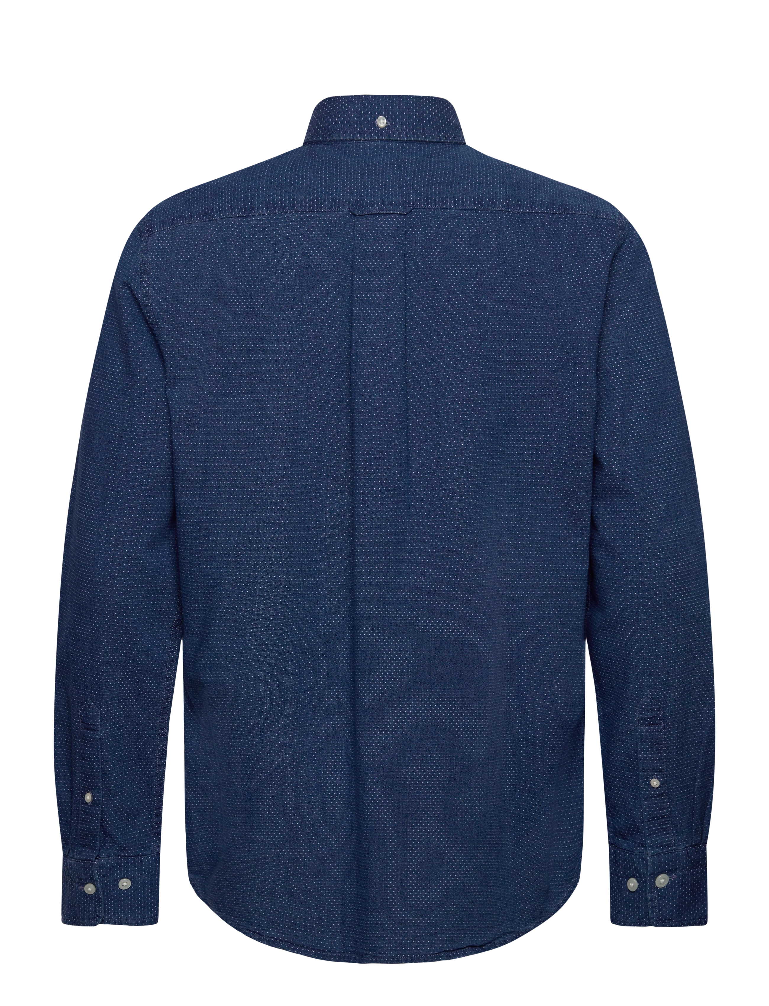 GANT - REG INDIGO DOT SHIRT - indigo - 1