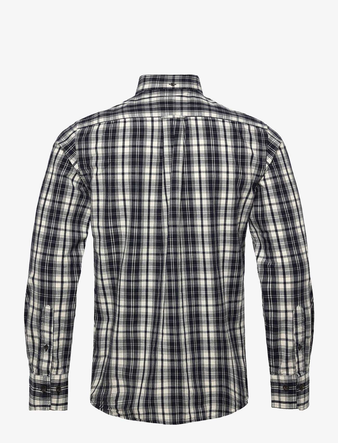 GANT - REG ARCHIVE POPLIN PLAID SHIRT - basic skjorter - cream - 2