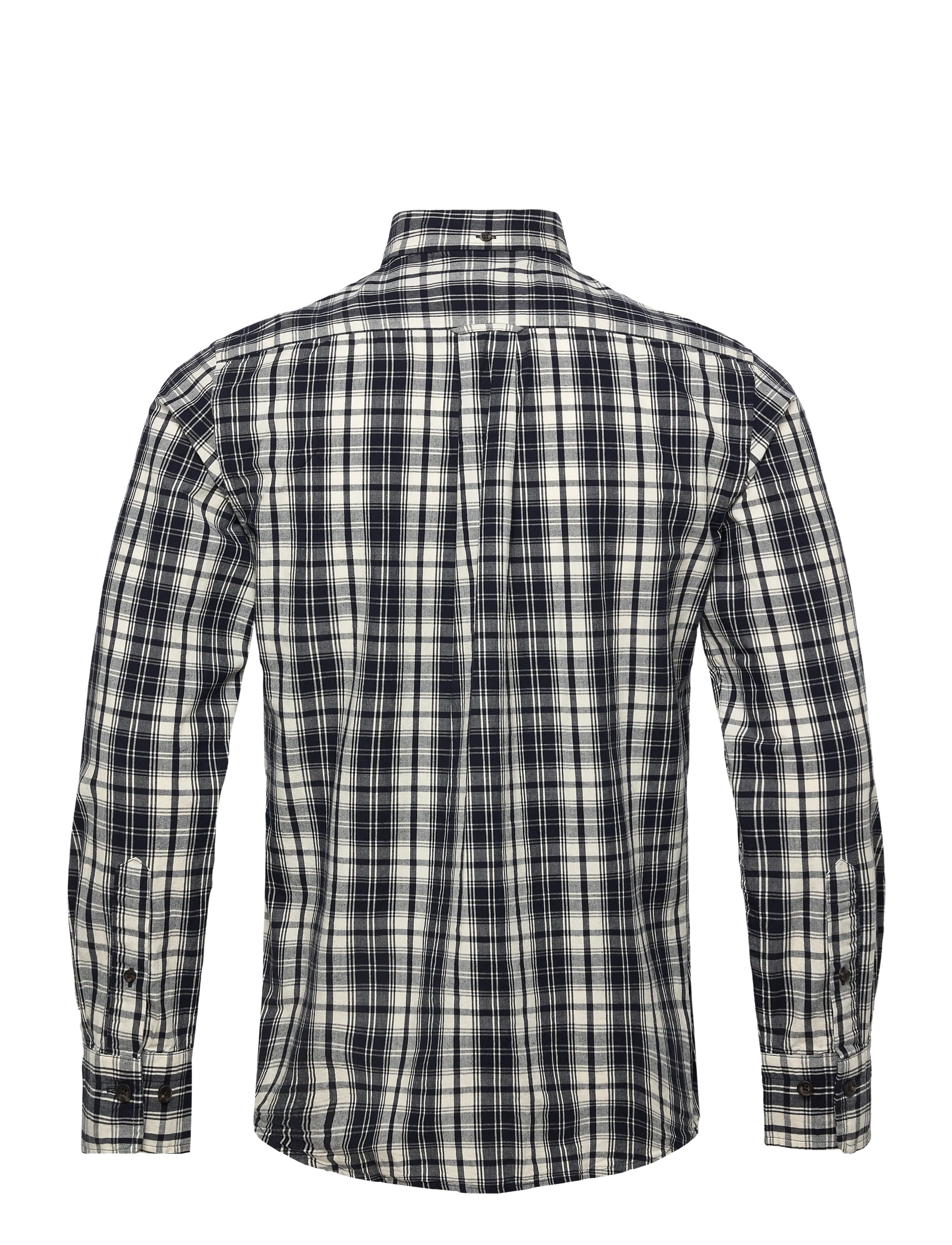Gant - REG ARCHIVE POPLIN PLAID SHIRT - geruite overhemden - cream - 2