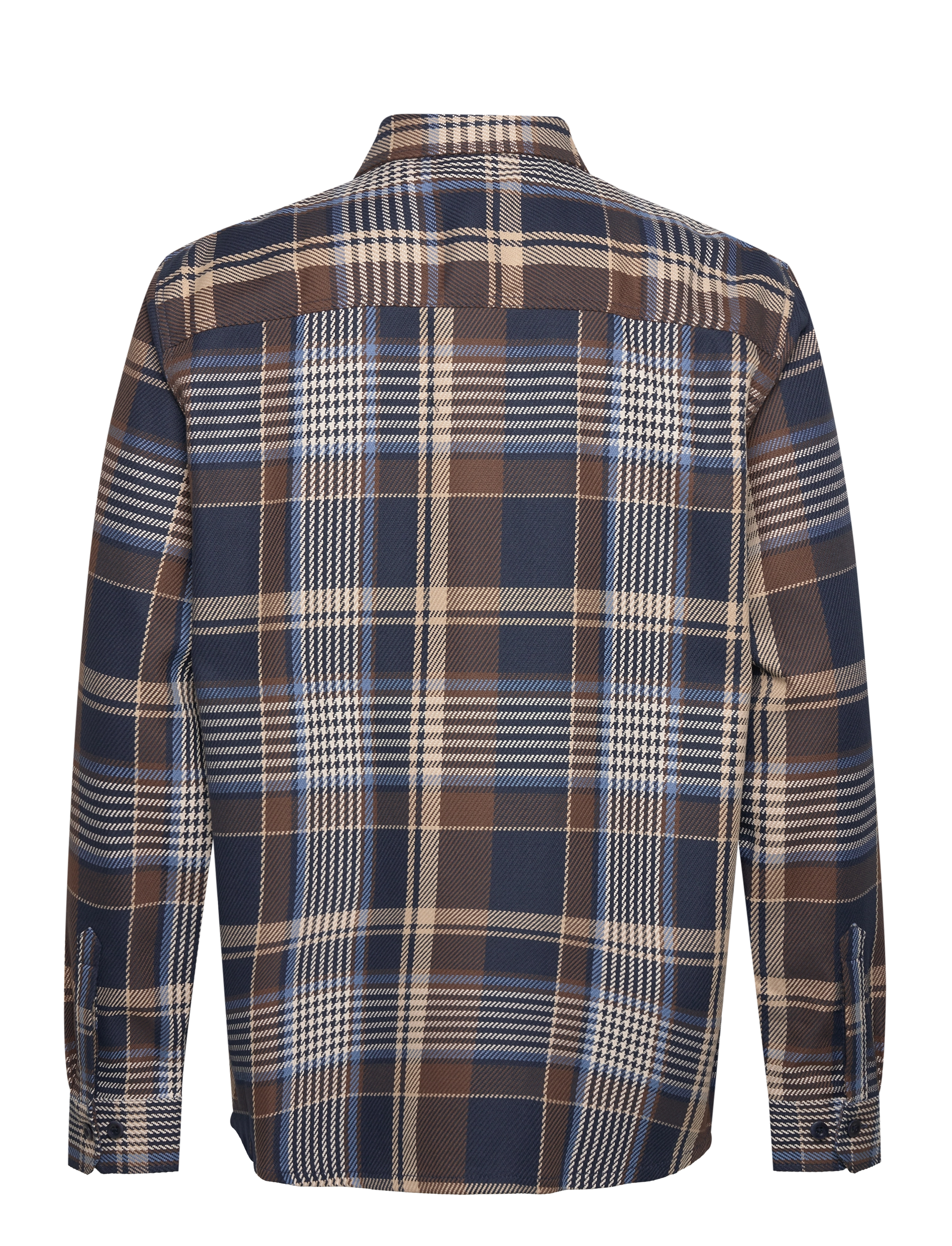 GANT - HEAVY TWILL CHECK OVERSHIRT - marine - 2