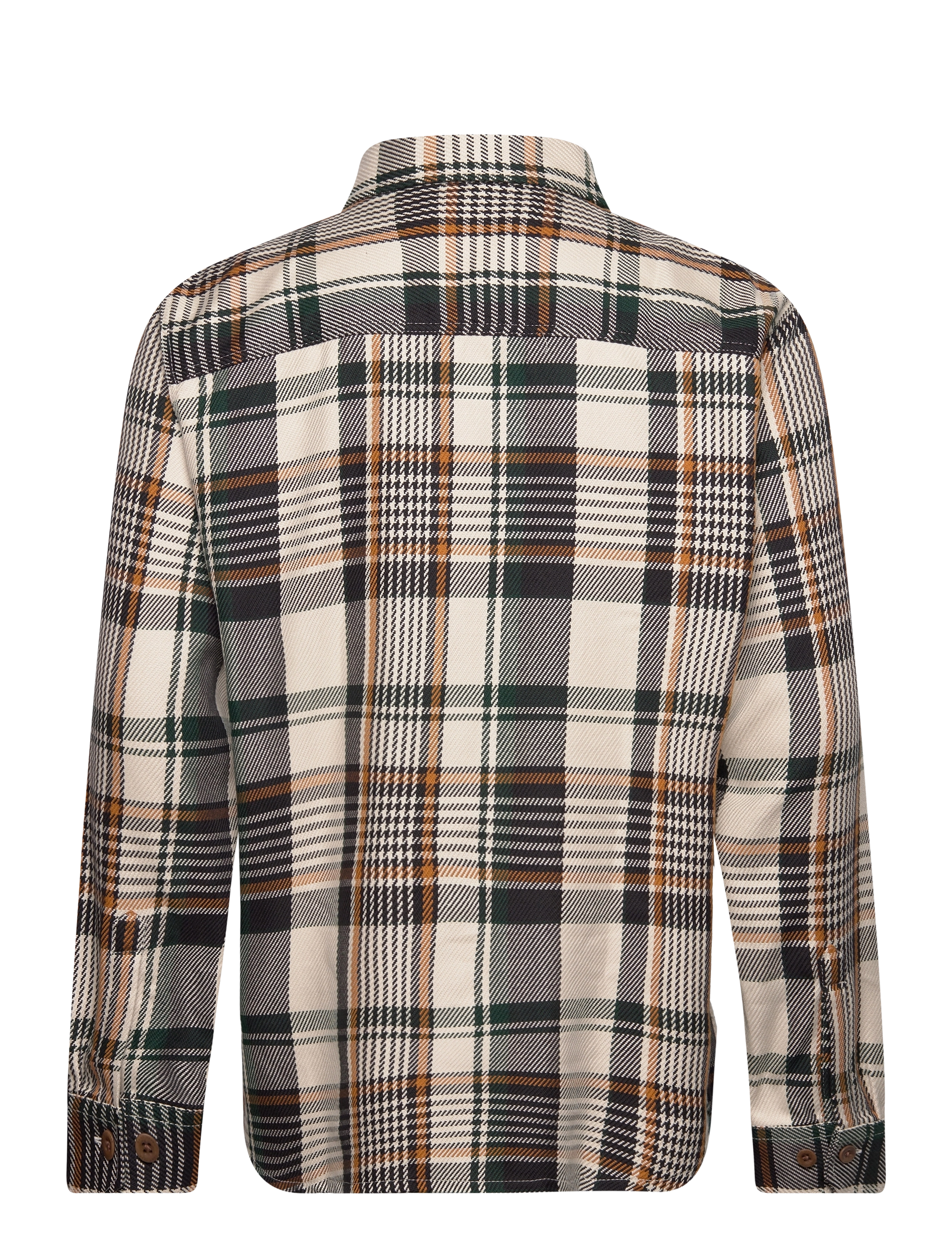 GANT - HEAVY TWILL CHECK OVERSHIRT - putty - 2