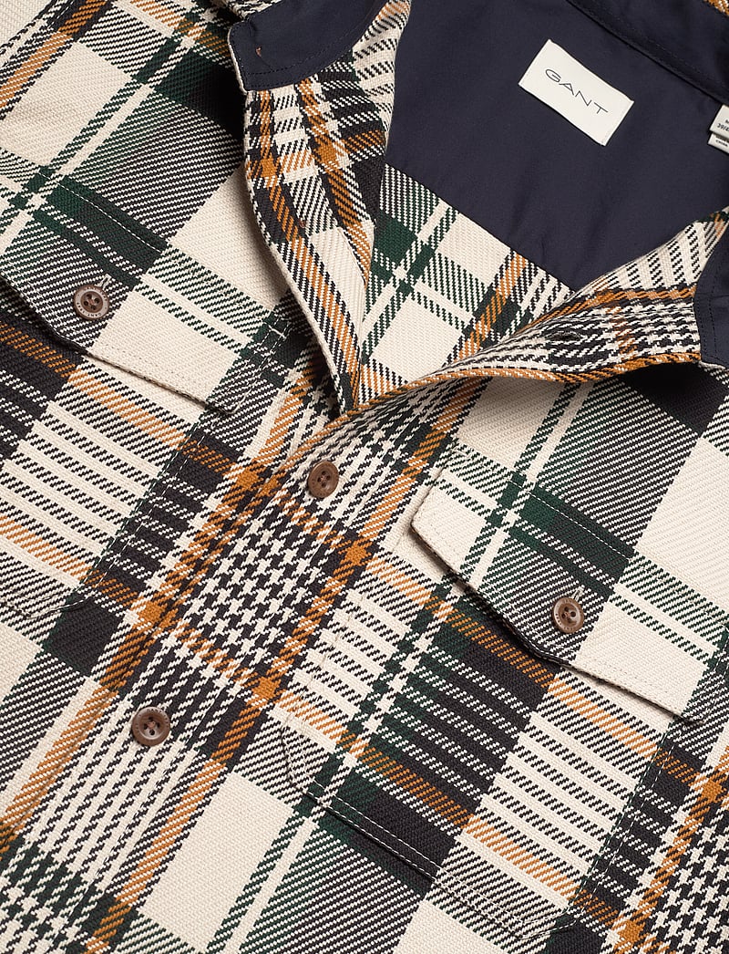GANT - HEAVY TWILL CHECK OVERSHIRT - nach anlass kaufen - putty - 2