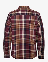 GANT - HEAVY TWILL CHECK OVERSHIRT - mænd - red shadow - 1
