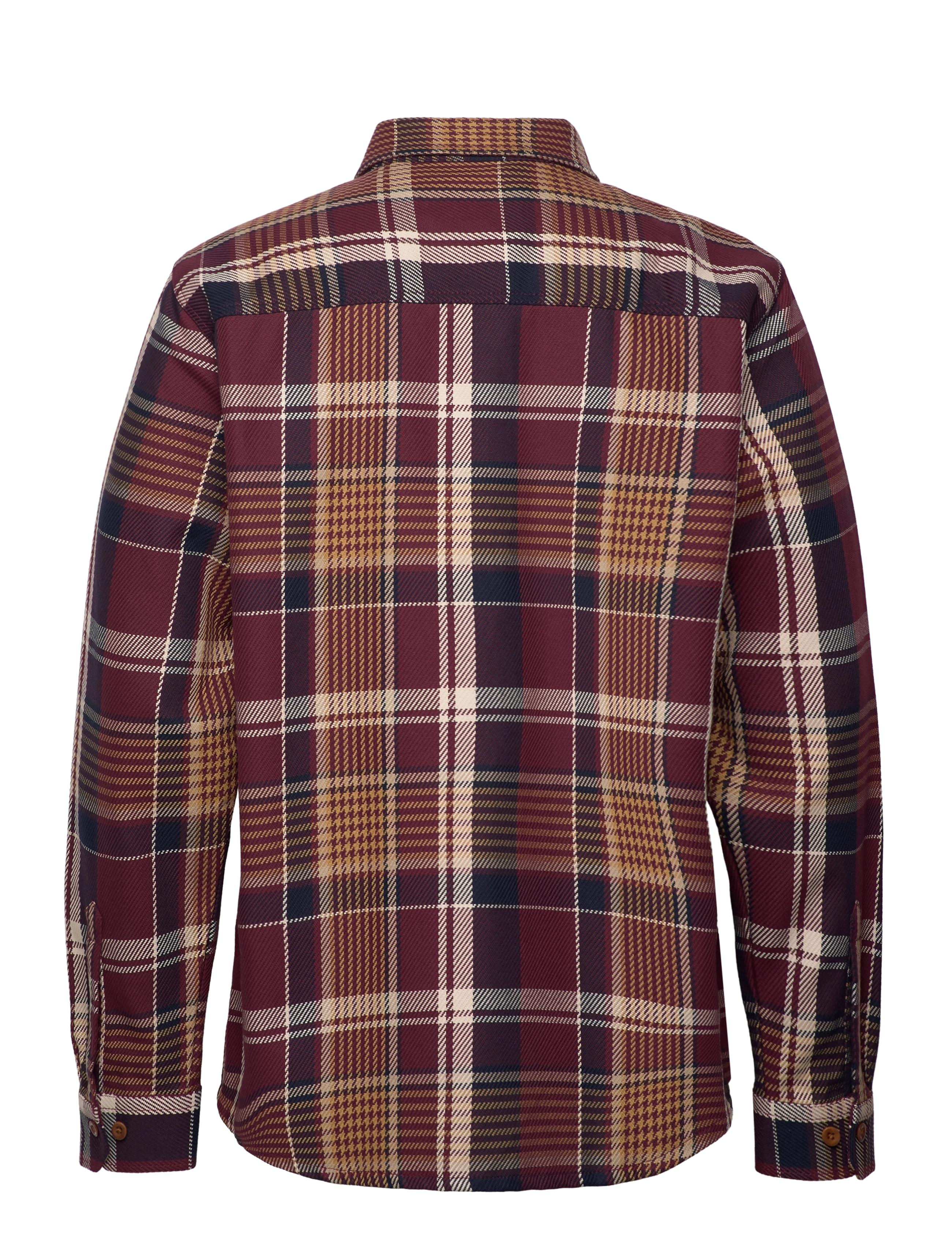 GANT - HEAVY TWILL CHECK OVERSHIRT - red shadow - 1