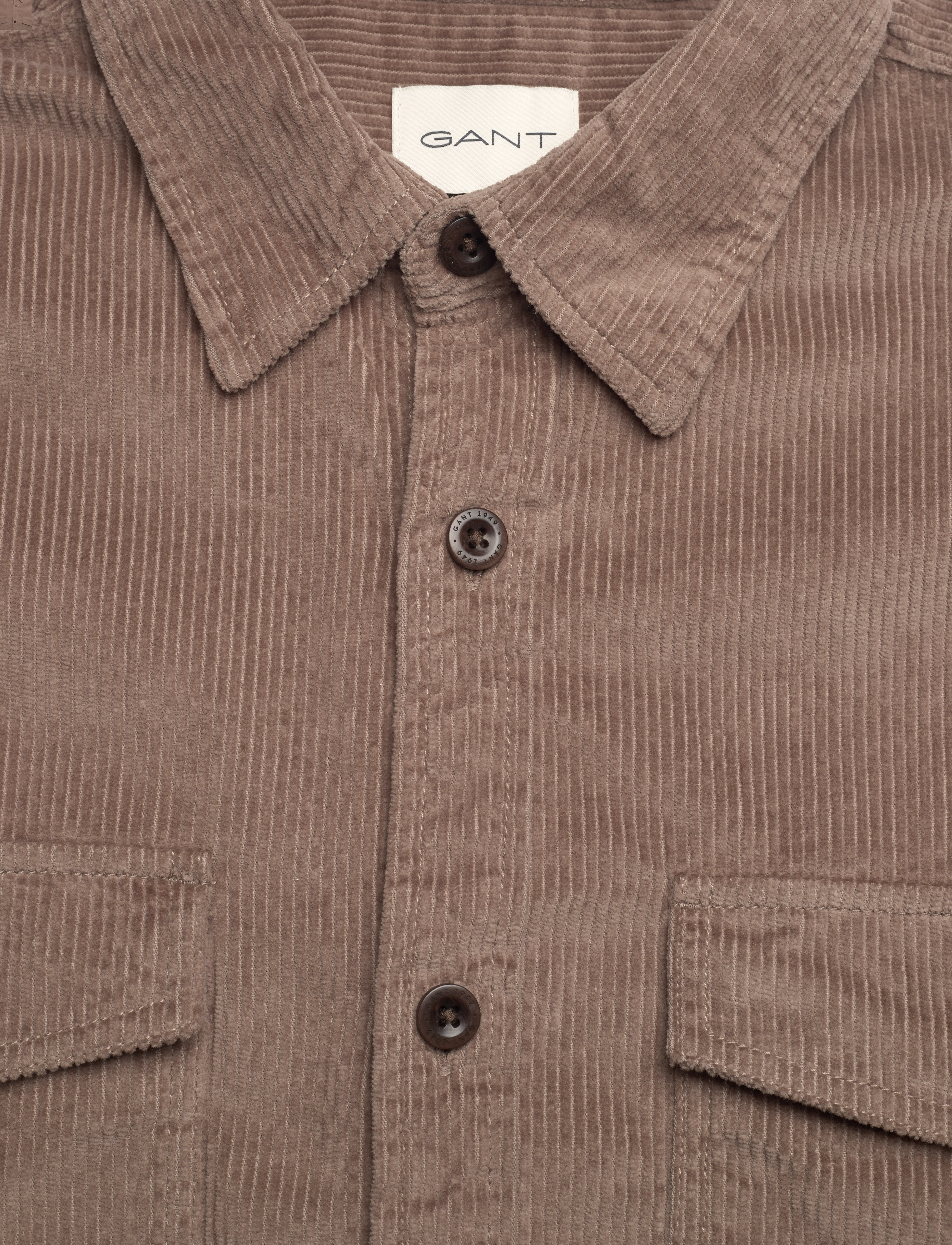 GANT - REL CORD SHIRT - desert brown - 2