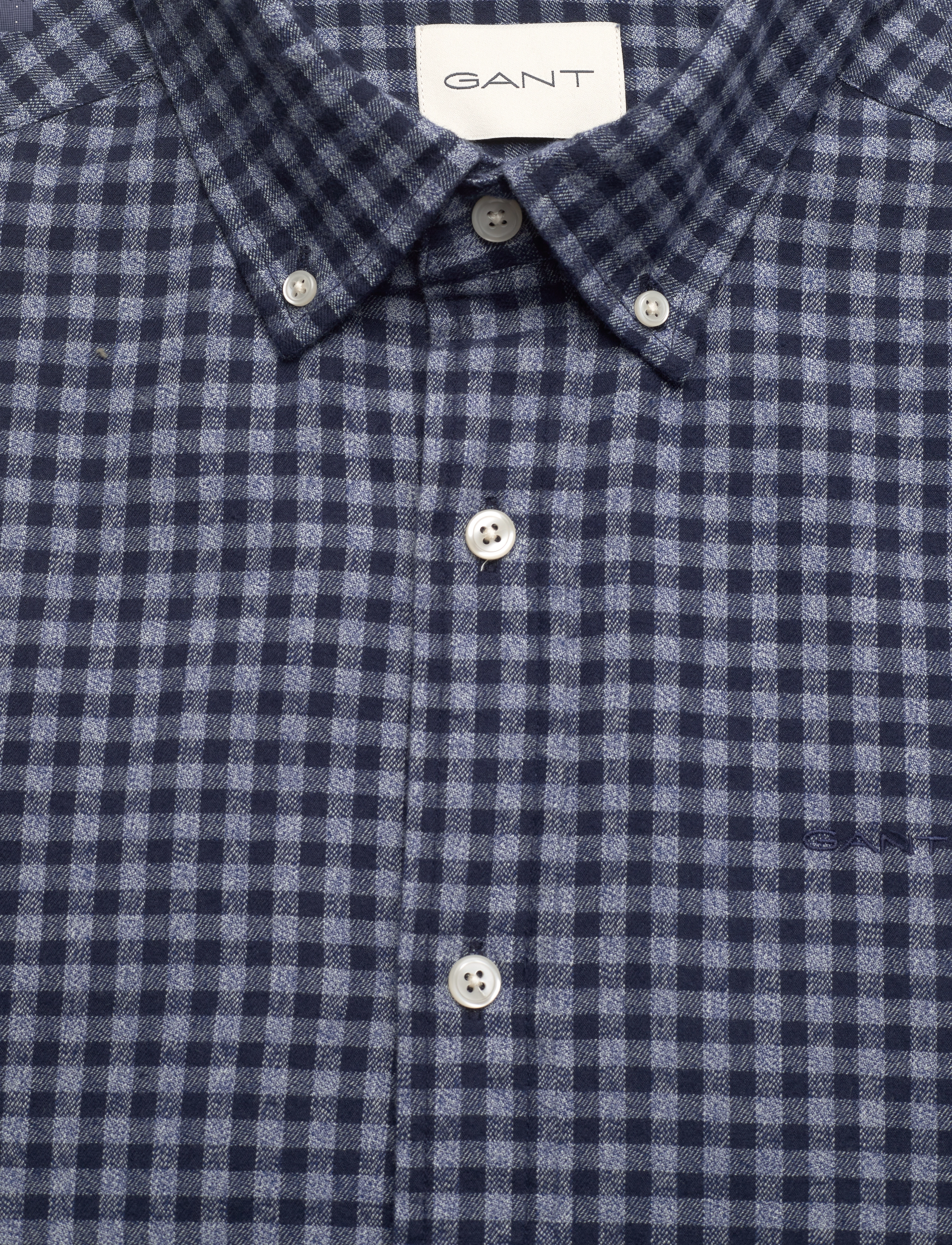 GANT - SLIM JASPE GINGHAM SHIRT - marine - 2