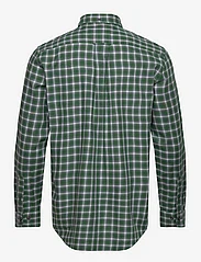 GANT - REG MICRO TARTAN FLANNEL SHIRT - checkered shirts - forest green - 1