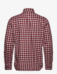 GANT - REG MICRO TARTAN FLANNEL SHIRT - ternede skjorter - plumped red - 1