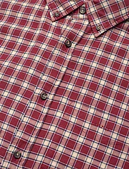 GANT - REG MICRO TARTAN FLANNEL SHIRT - ternede skjorter - plumped red - 3