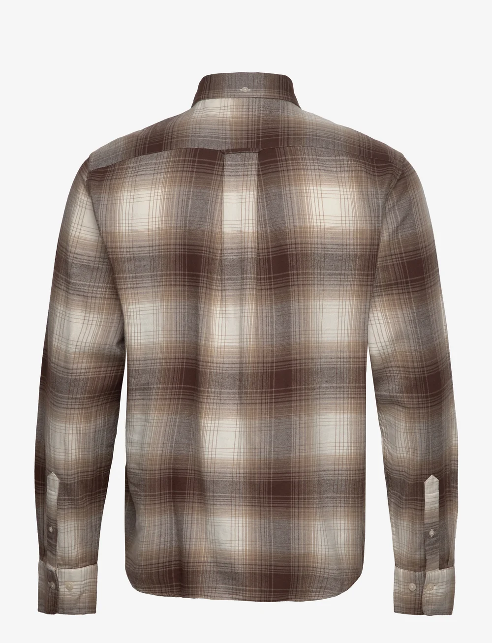 GANT - REG UT SHADOW CHECK FLANNEL SHIRT - flannel shirts - desert brown - 2