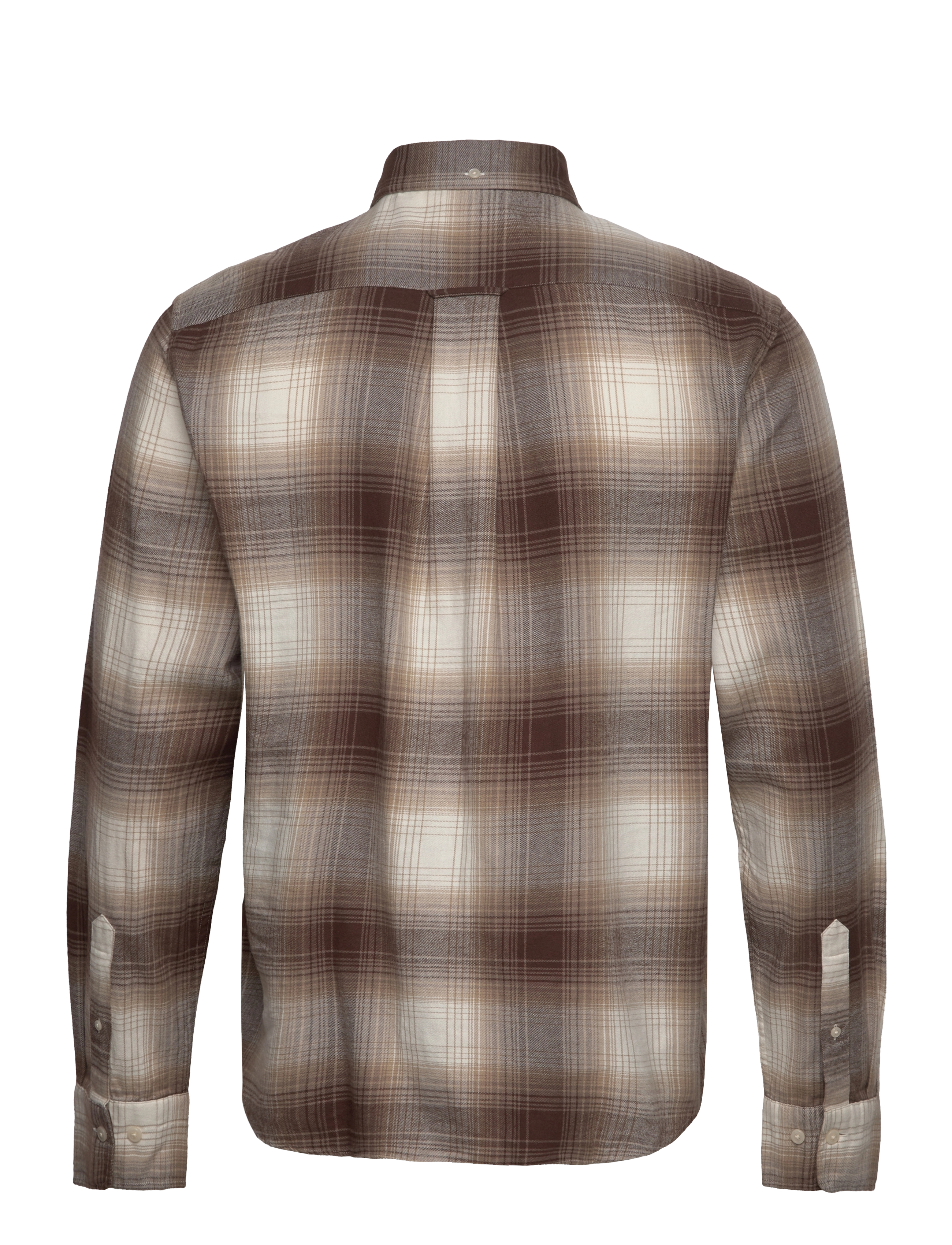 Gant - REG UT SHADOW CHECK FLANNEL SHIRT - flanellipaidat - desert brown - 2