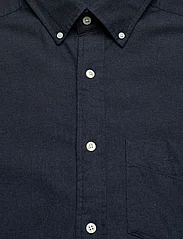 GANT - REG FLANNEL MELANGE SHIRT - casual skjorter - marine - 2