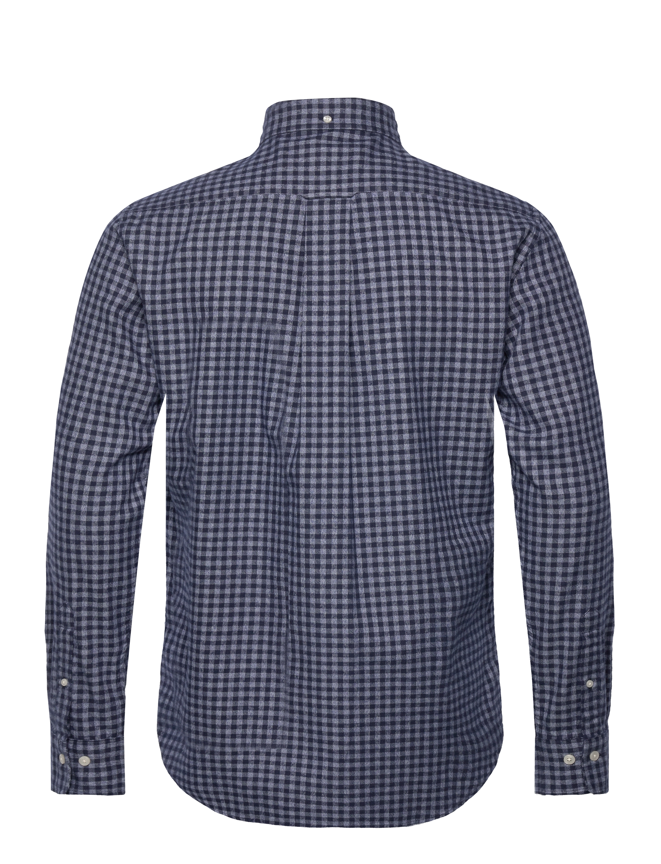 GANT - REG JASPE GINGHAM SHIRT - marine - 1