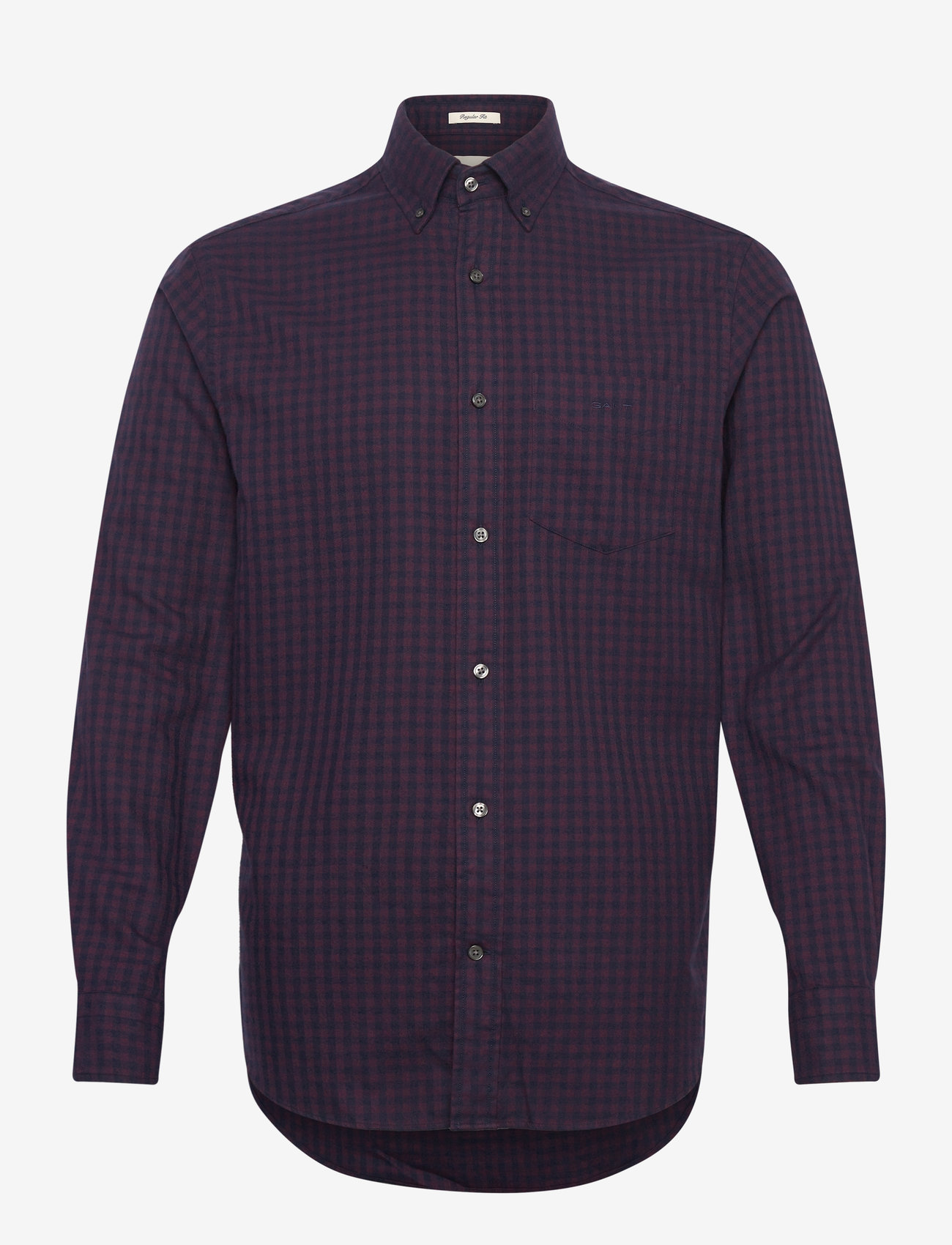 GANT - REG JASPE GINGHAM SHIRT - basic skjorter - plumped red - 0