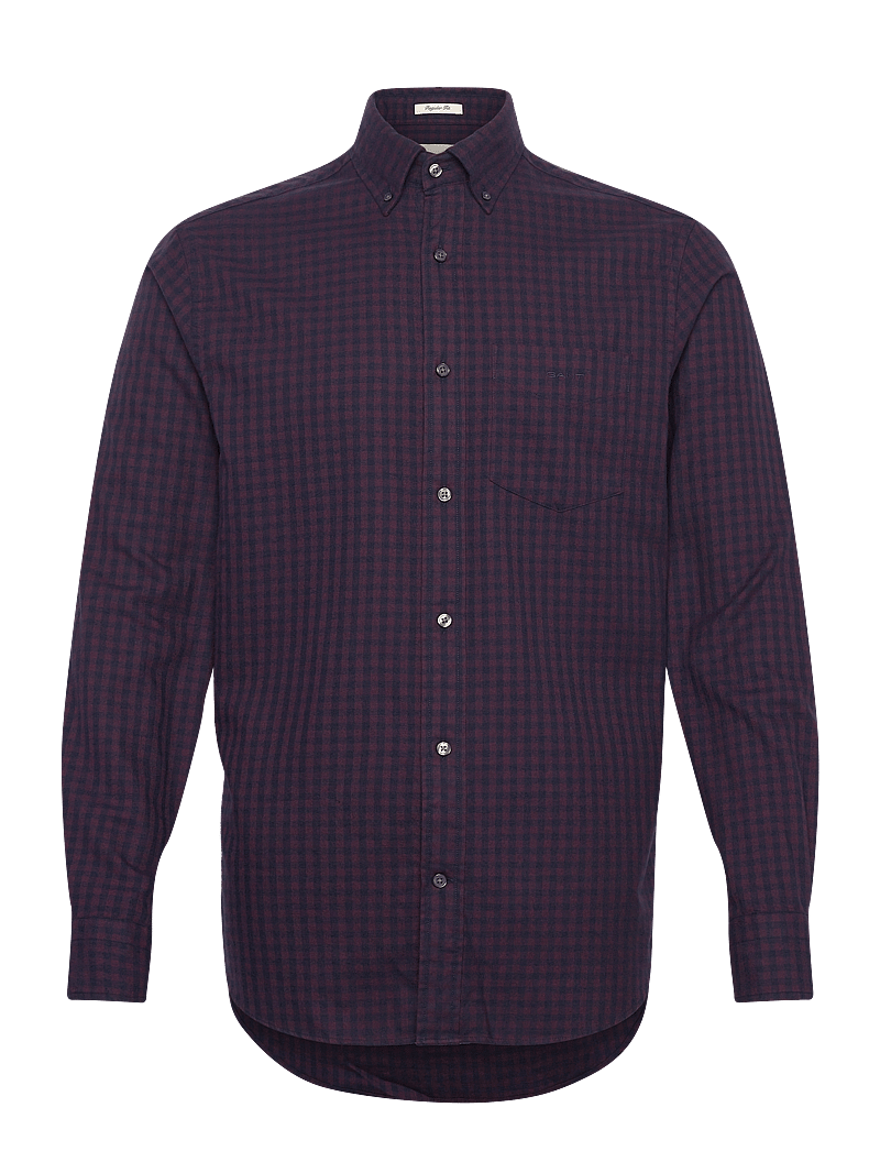 GANT - REG JASPE GINGHAM SHIRT - basic skjorter - plumped red - 0