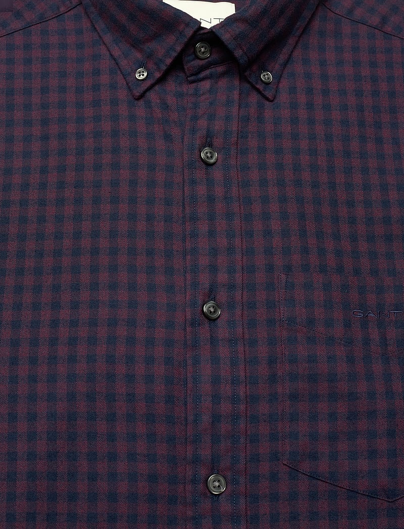 GANT - REG JASPE GINGHAM SHIRT - basic skjorter - plumped red - 2