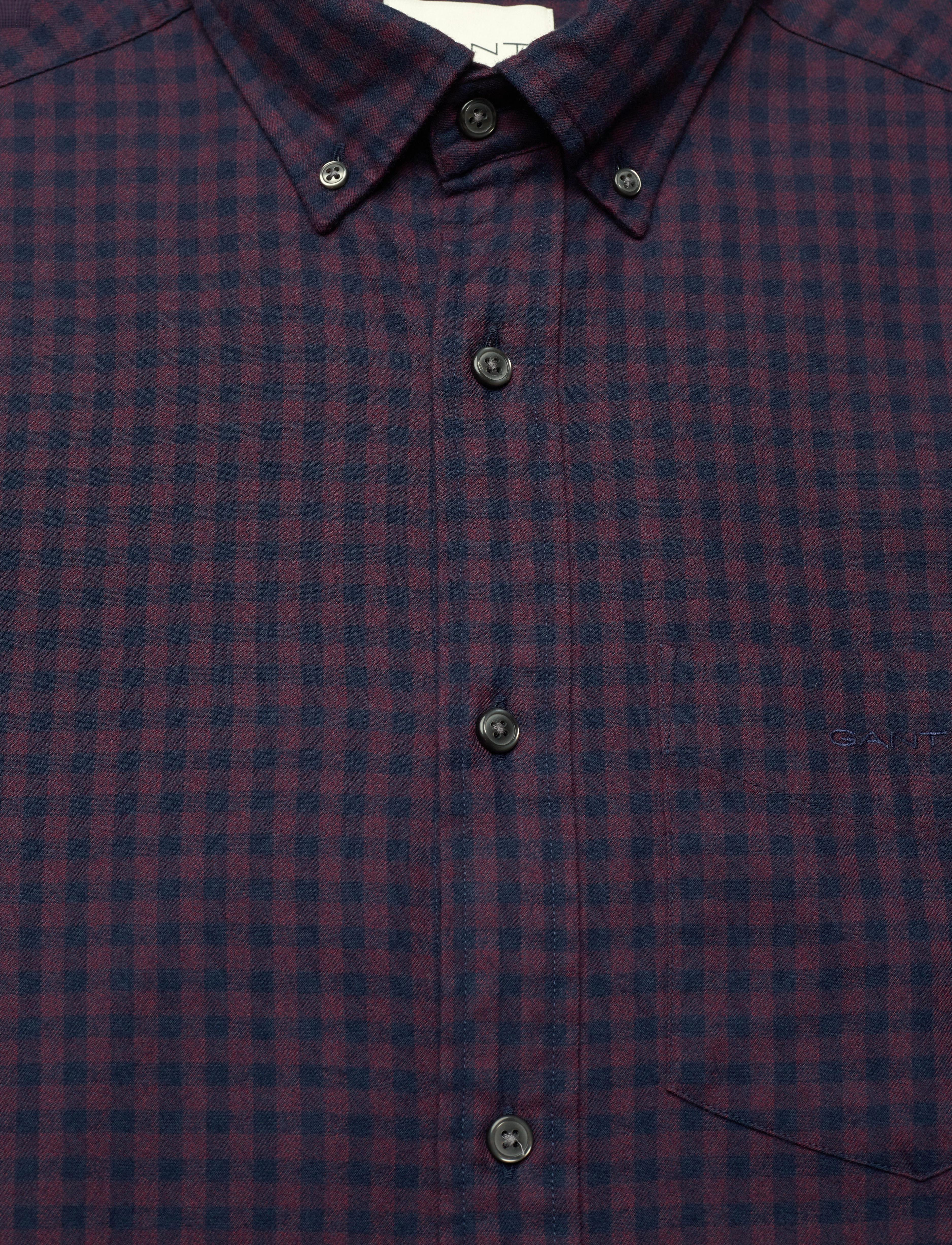 GANT - REG JASPE GINGHAM SHIRT - plumped red - 3