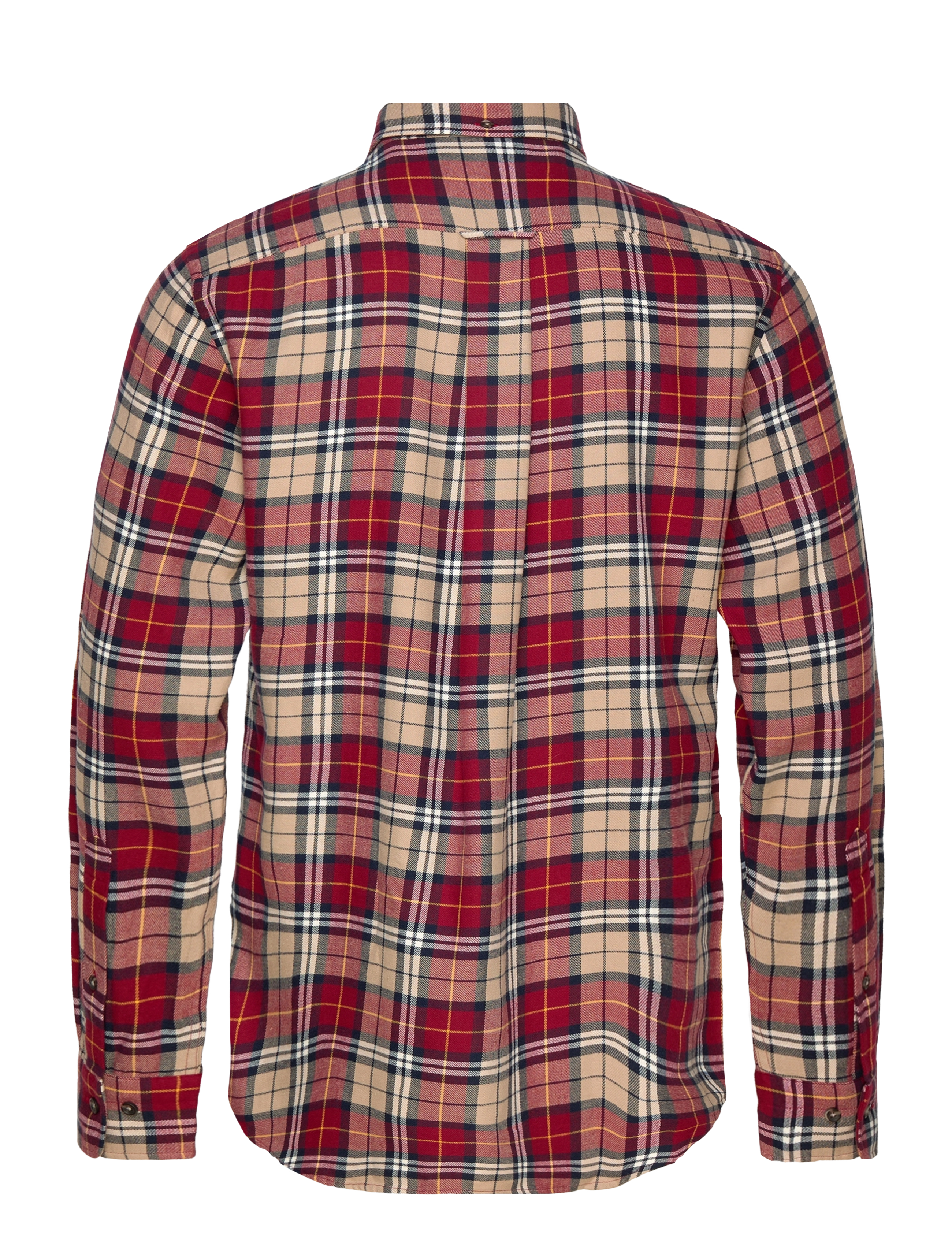GANT - REG FLANNEL CHECK SHIRT - plumped red - 2