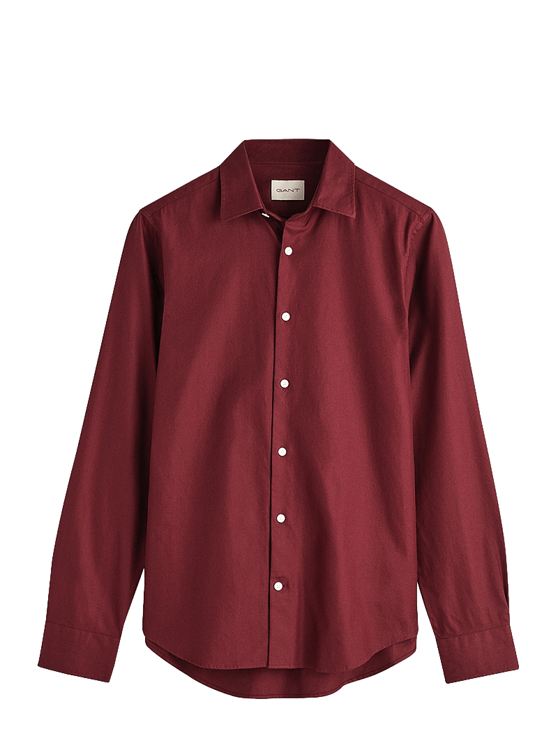 GANT - SLIM FORMAL TWILL SHIRT - basic skjortor - red shadow - 1