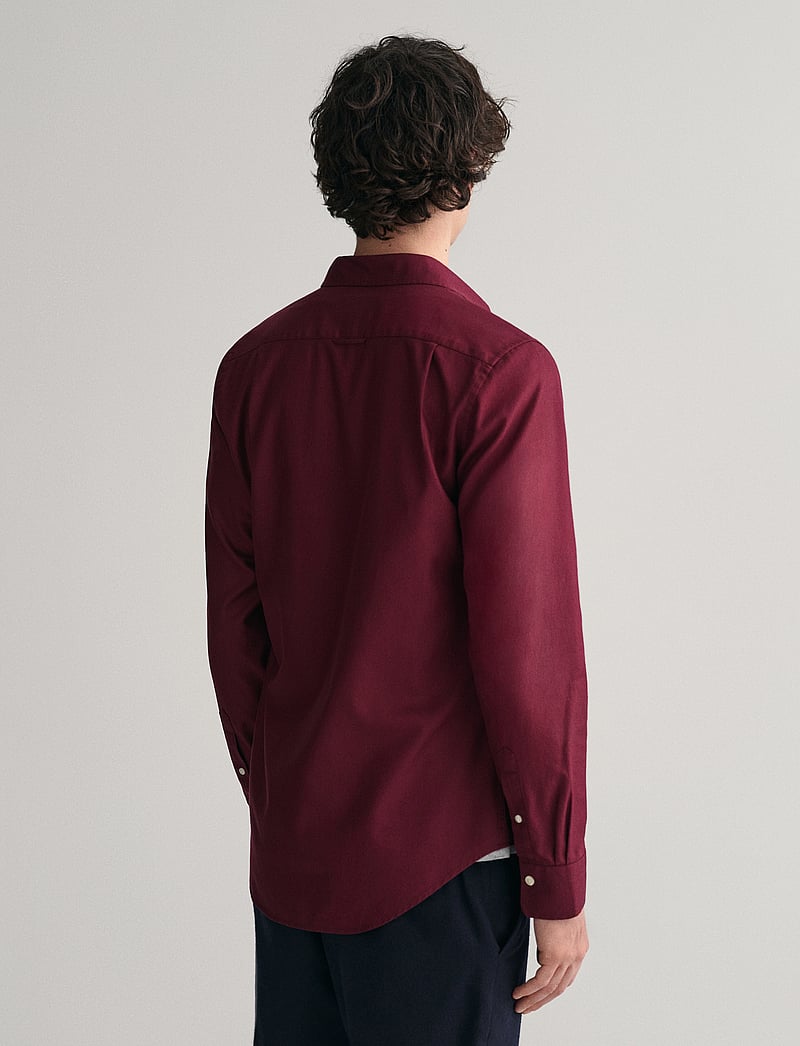 GANT - SLIM FORMAL TWILL SHIRT - basic skjortor - red shadow - 2