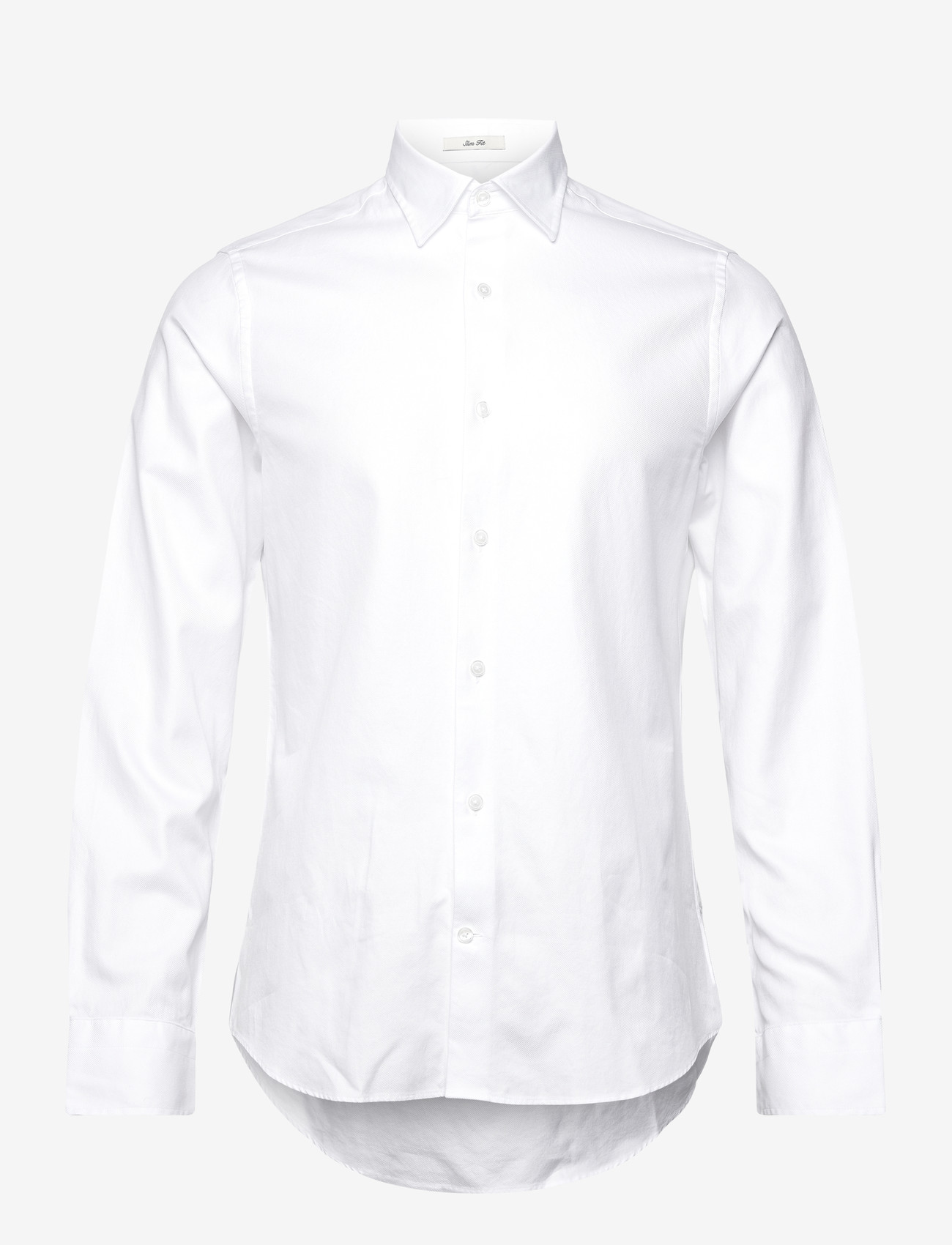 GANT - SLIM FORMAL TWILL SHIRT - formelle skjorter - white - 1