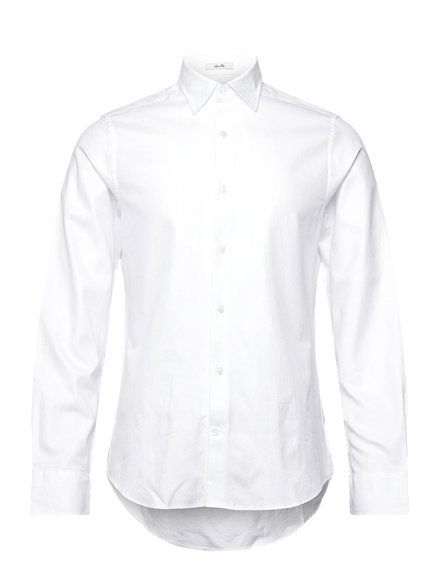 Gant - SLIM FORMAL TWILL SHIRT - kostymskjortor - white - 1