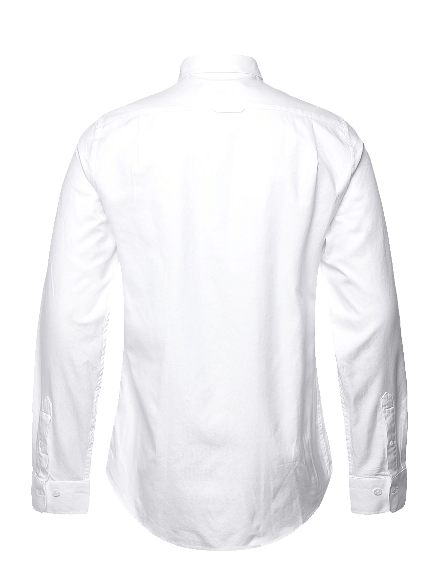 Gant - SLIM FORMAL TWILL SHIRT - kostymskjortor - white - 2
