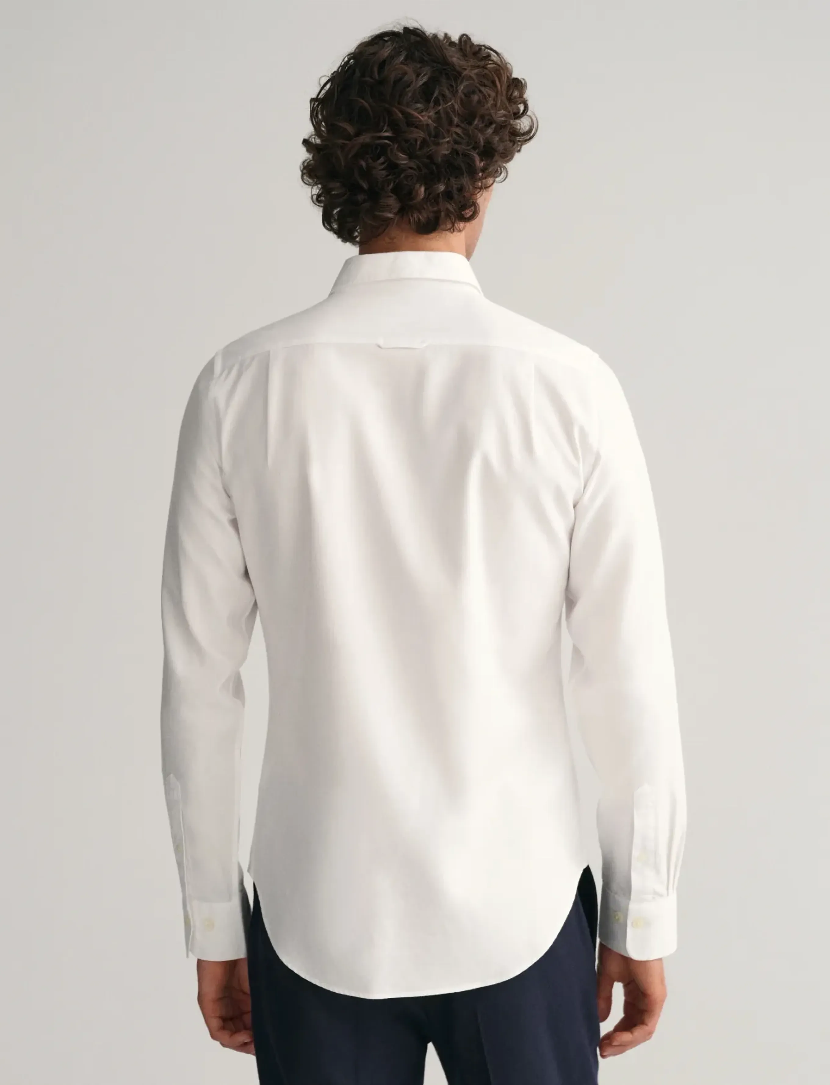 Gant - SLIM FORMAL TWILL SHIRT - formelle skjorter - white - 3