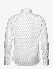 GANT - SLIM FORMAL MICRO PRINT SHIRT - casual skjortor - white - 1