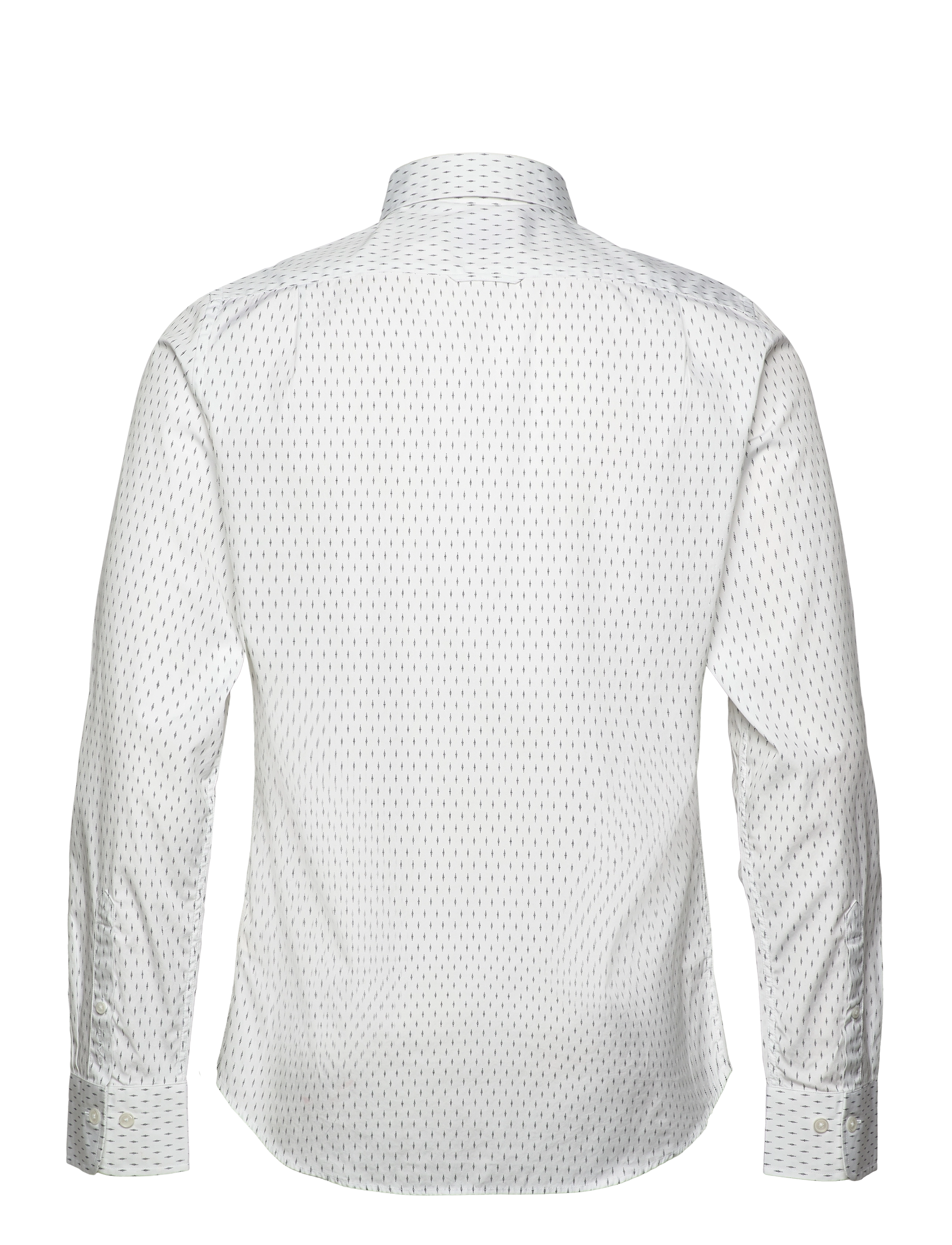 GANT - SLIM FORMAL MICRO PRINT SHIRT - white - 1