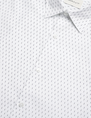 GANT - SLIM FORMAL MICRO PRINT SHIRT - casual skjortor - white - 3