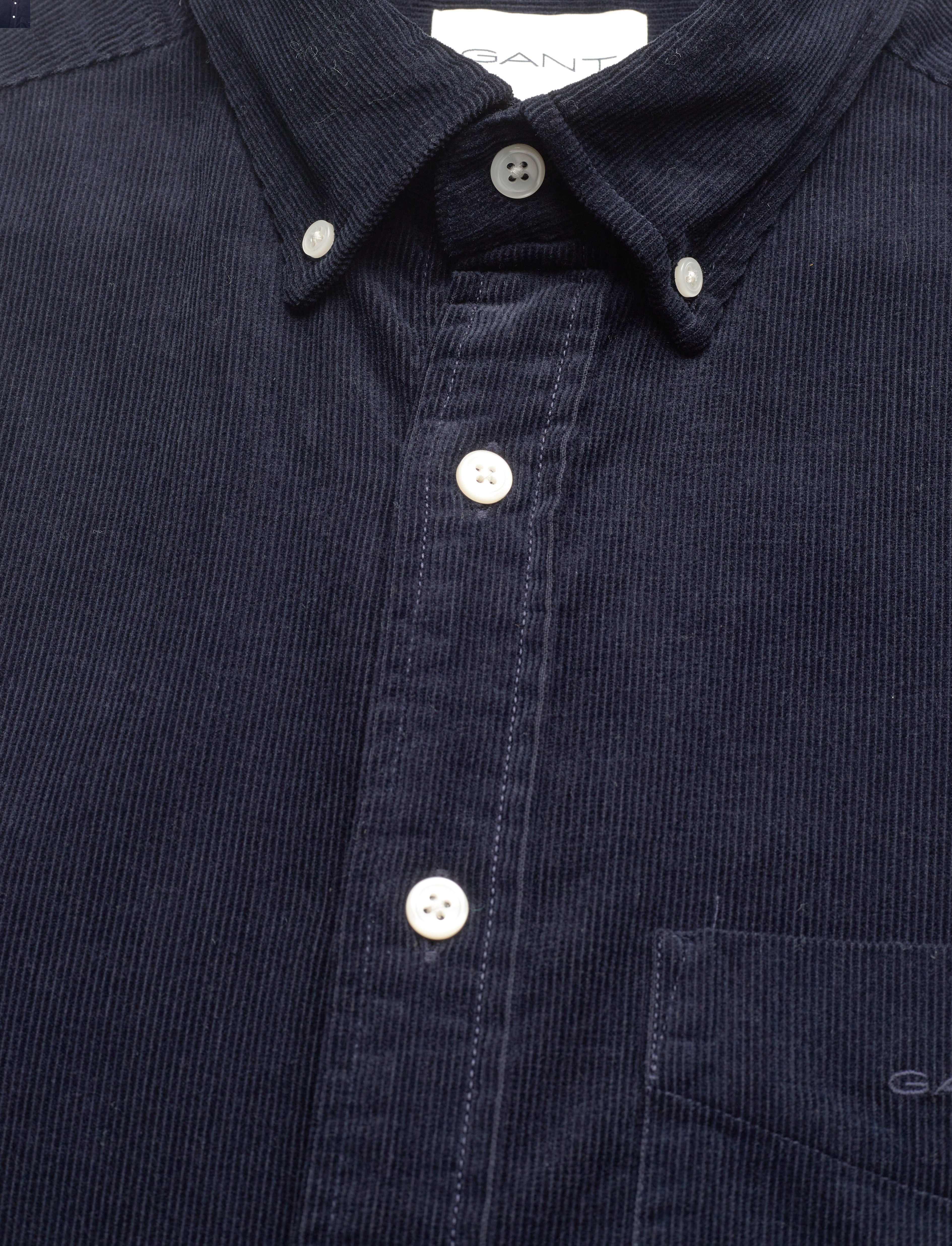 GANT - REG UT CORDUROY SHIRT - evening blue - 5