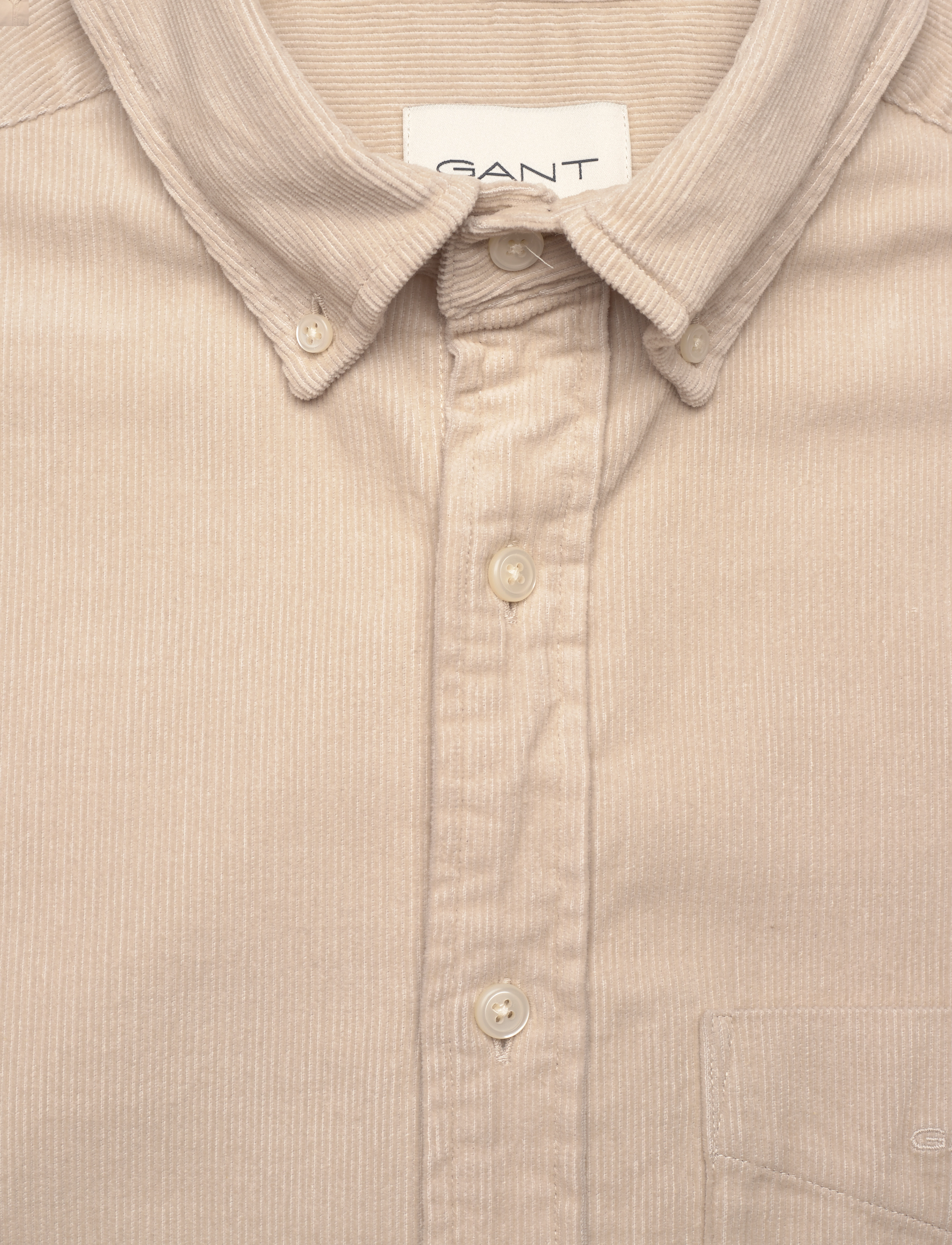 GANT - REG UT CORDUROY SHIRT - putty - 2