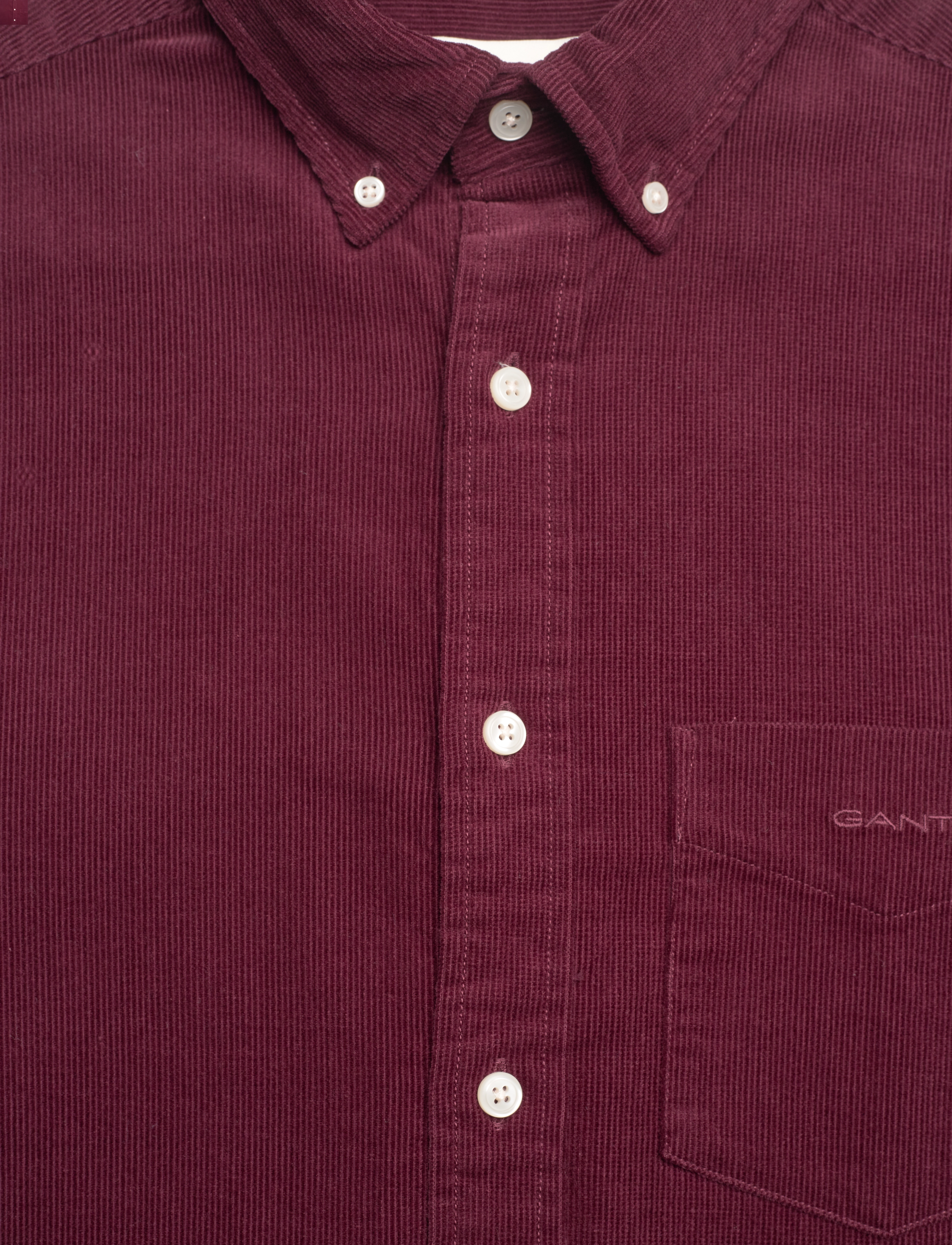 GANT - REG UT CORDUROY SHIRT - red shadow - 2