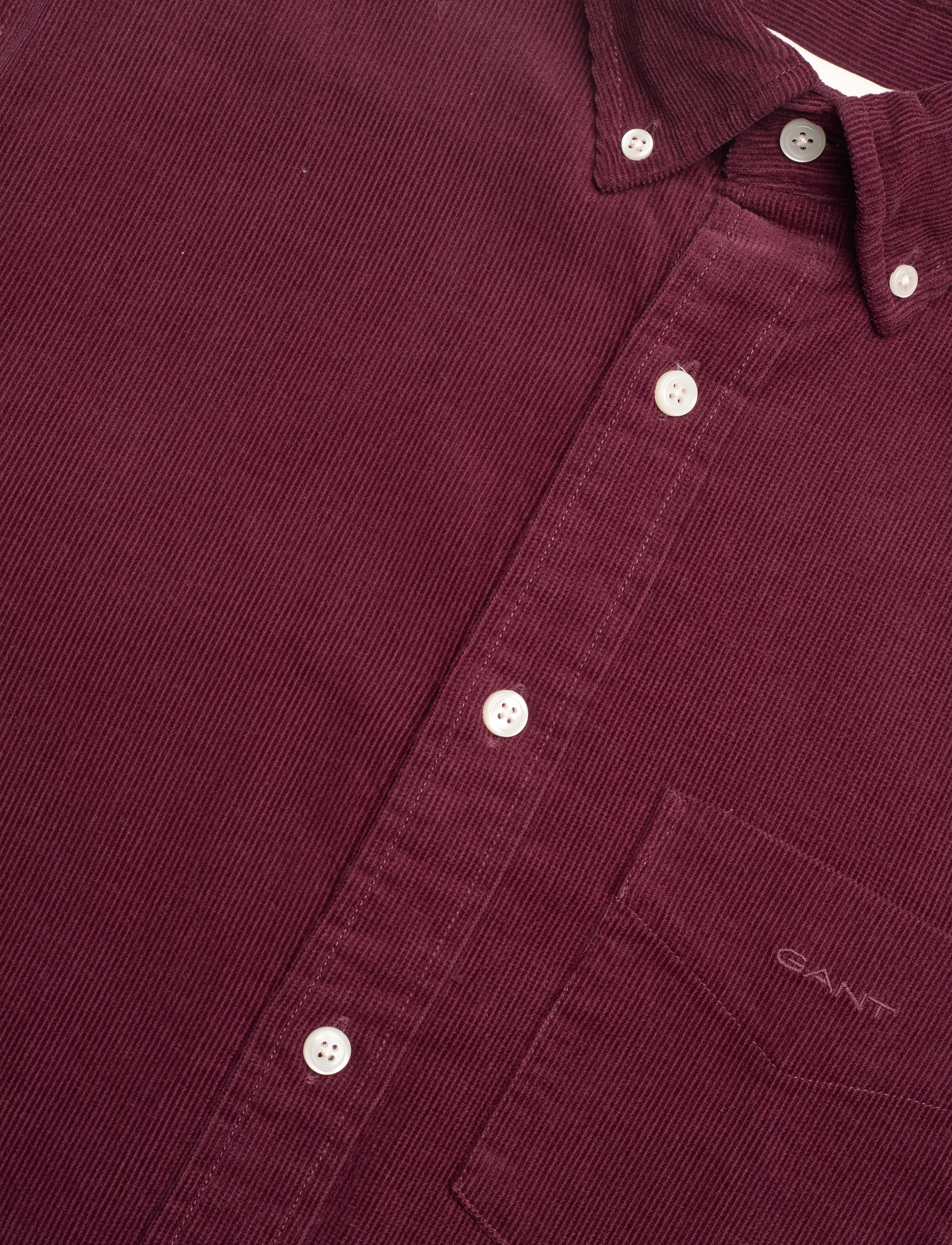 GANT - REG UT CORDUROY SHIRT - red shadow - 3