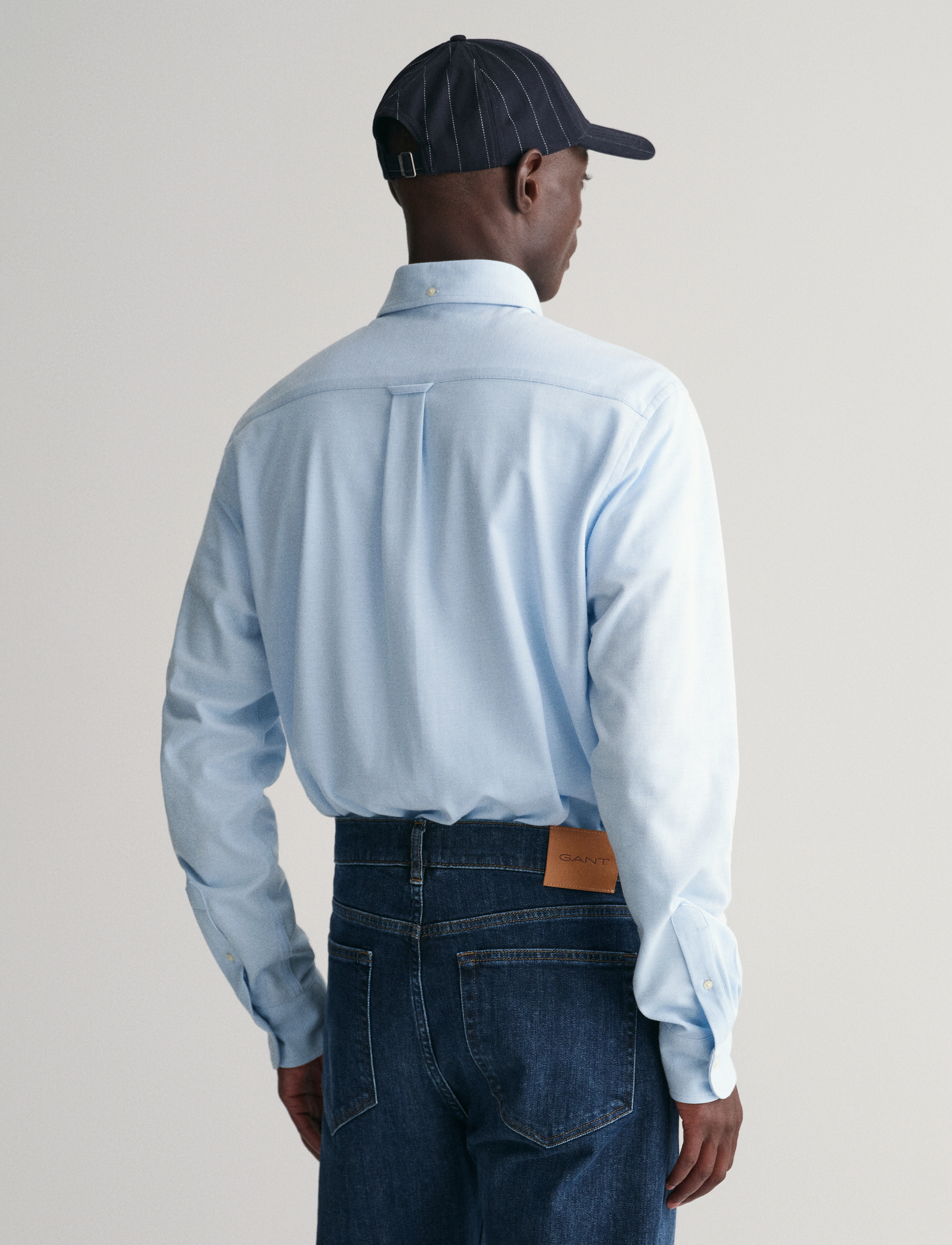 Gant - REG JERSEY PIQUE SHIRT - capri blue - 3