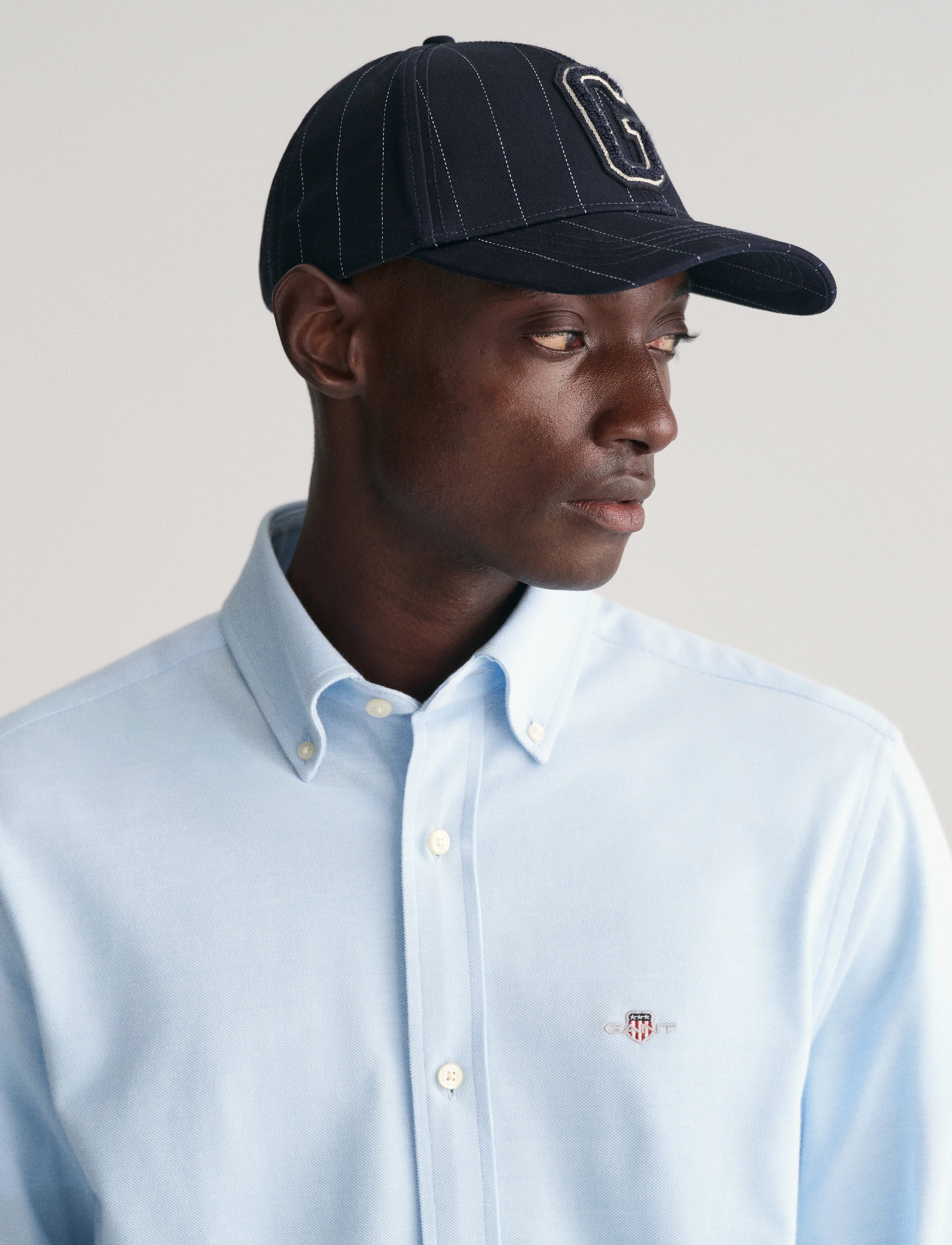 Gant - REG JERSEY PIQUE SHIRT - capri blue - 4