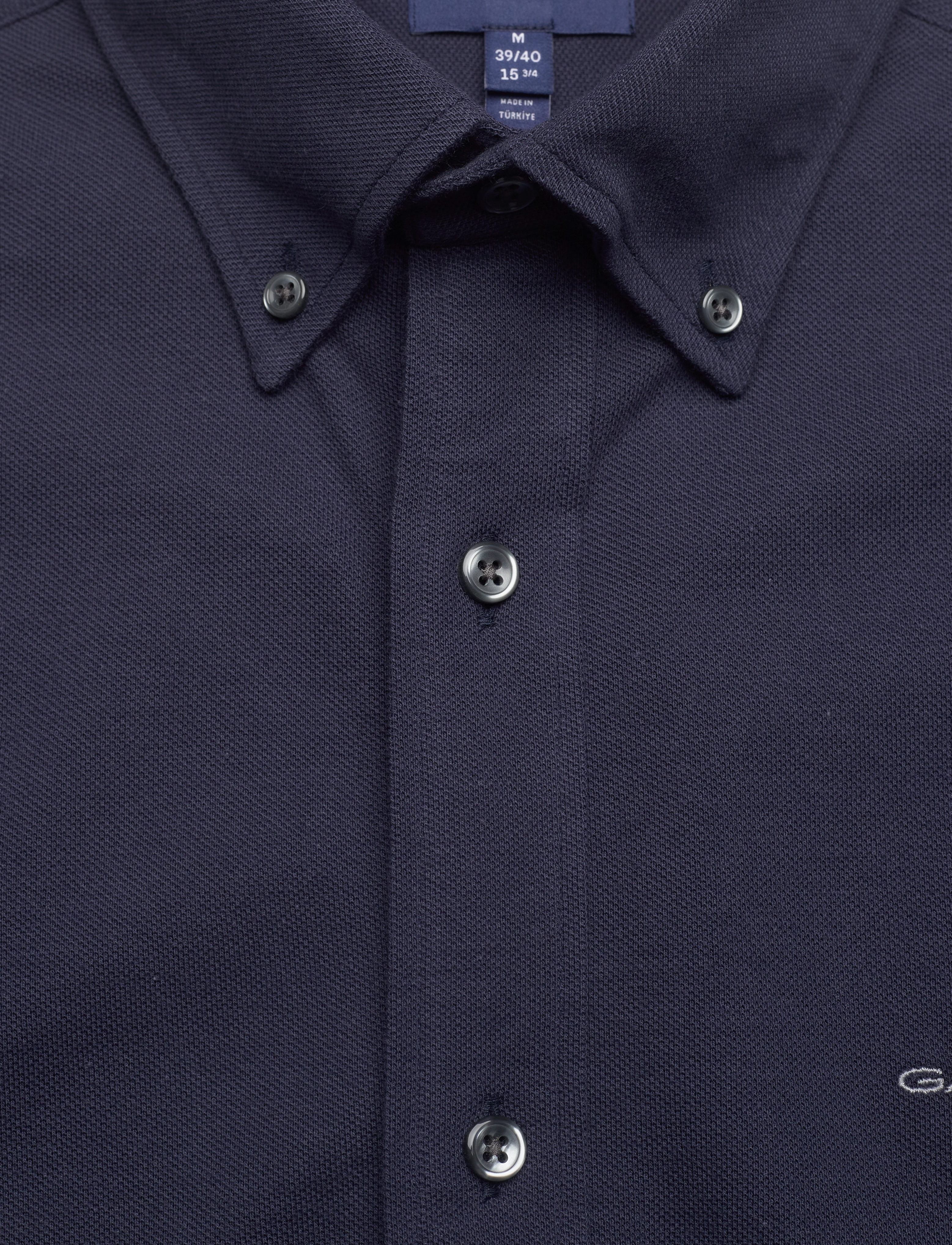 Gant - REG JERSEY PIQUE SHIRT - marine - 2