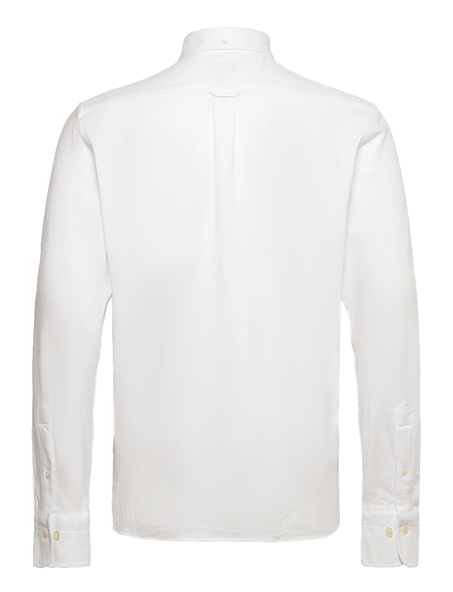 Gant - REG JERSEY PIQUE SHIRT - white - 1