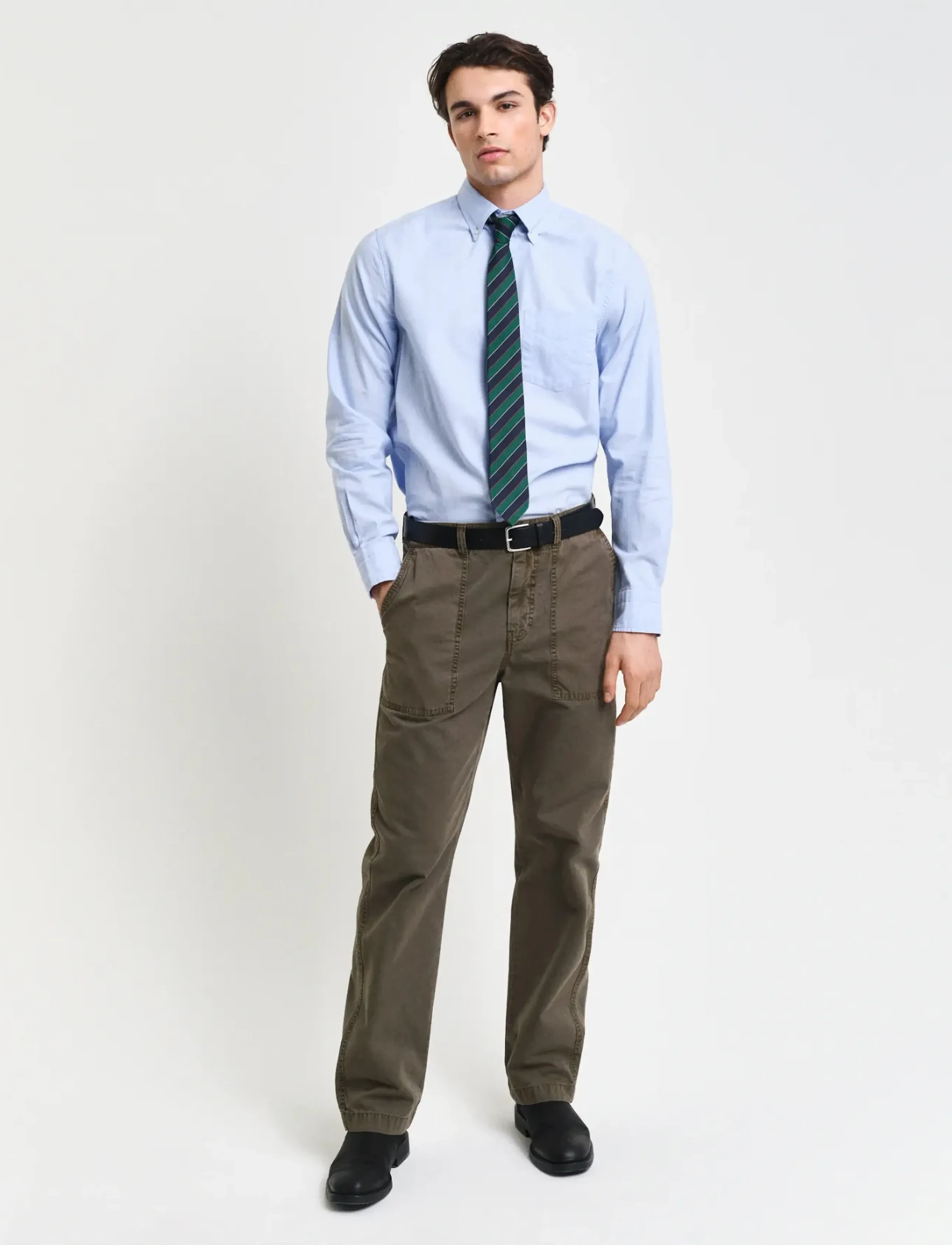 Gant - REG ARCHIVE OXFORD SHIRT - oxford shirts - clear sky - 4