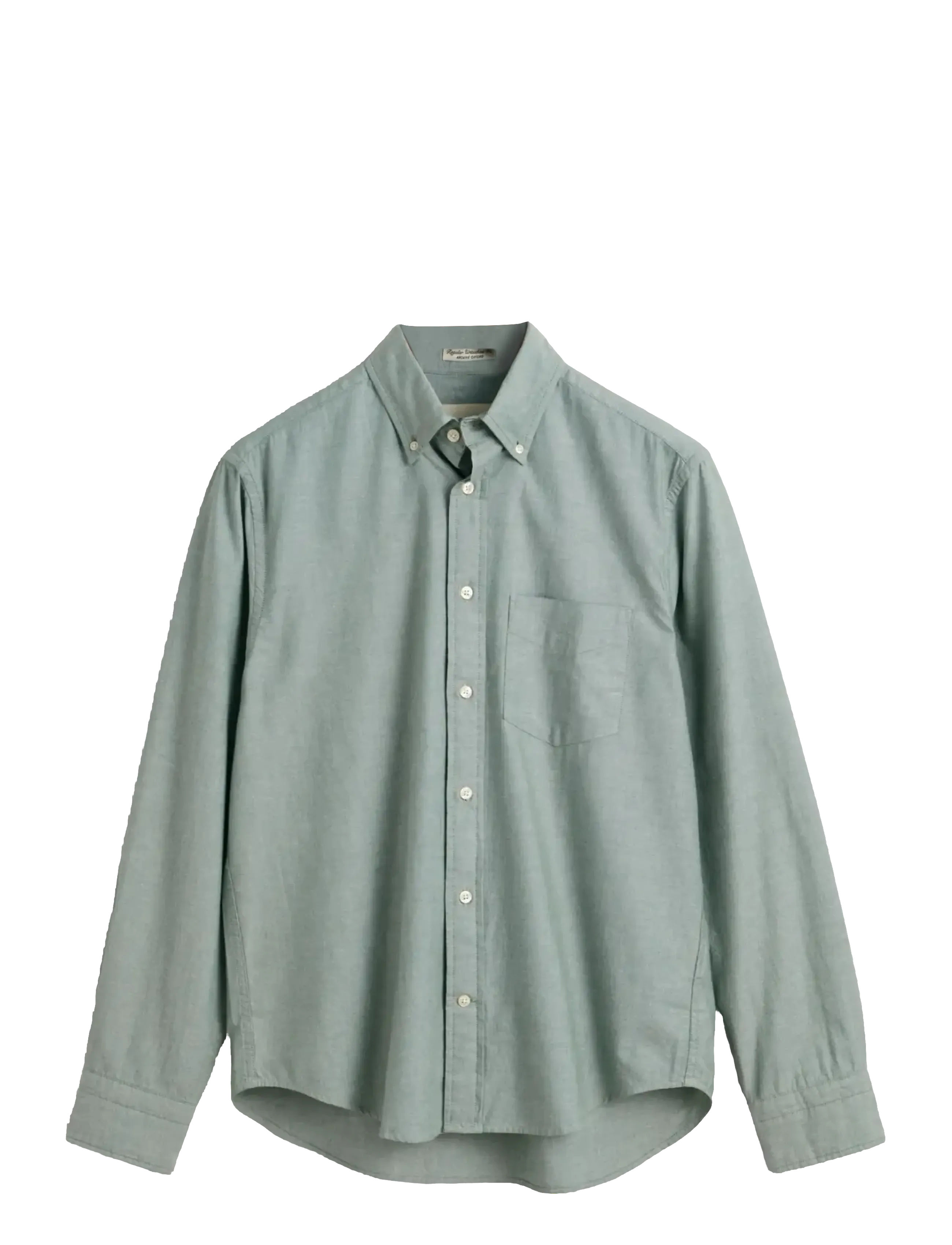 Gant REG ARCHIVE OXFORD SHIRT - Clothing - DRIED FOREST / green