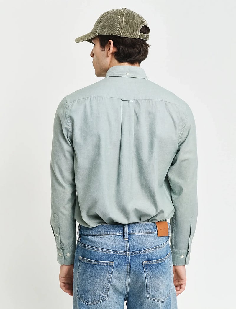 GANT - REG ARCHIVE OXFORD SHIRT - oxford skjorter - dried forest - 2