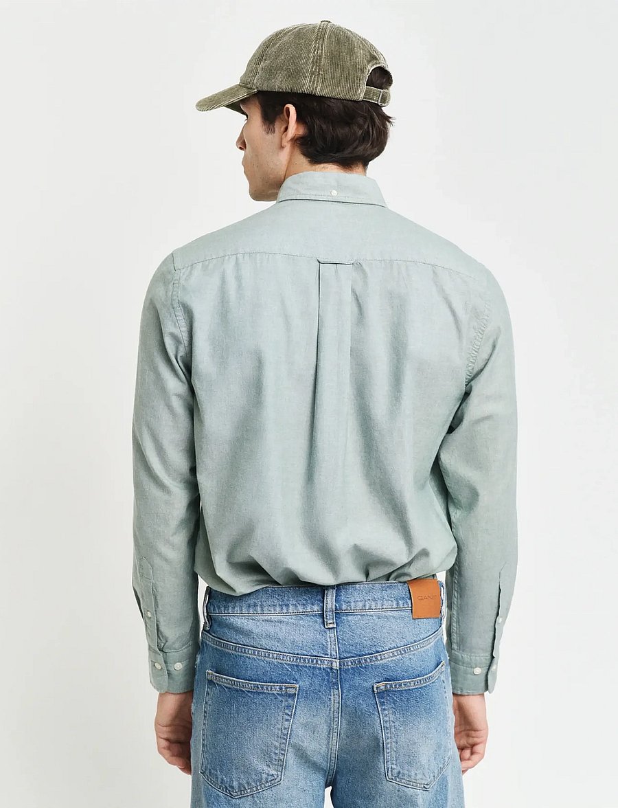 Gant - REG ARCHIVE OXFORD SHIRT - oxford-skjortor - dried forest - 2