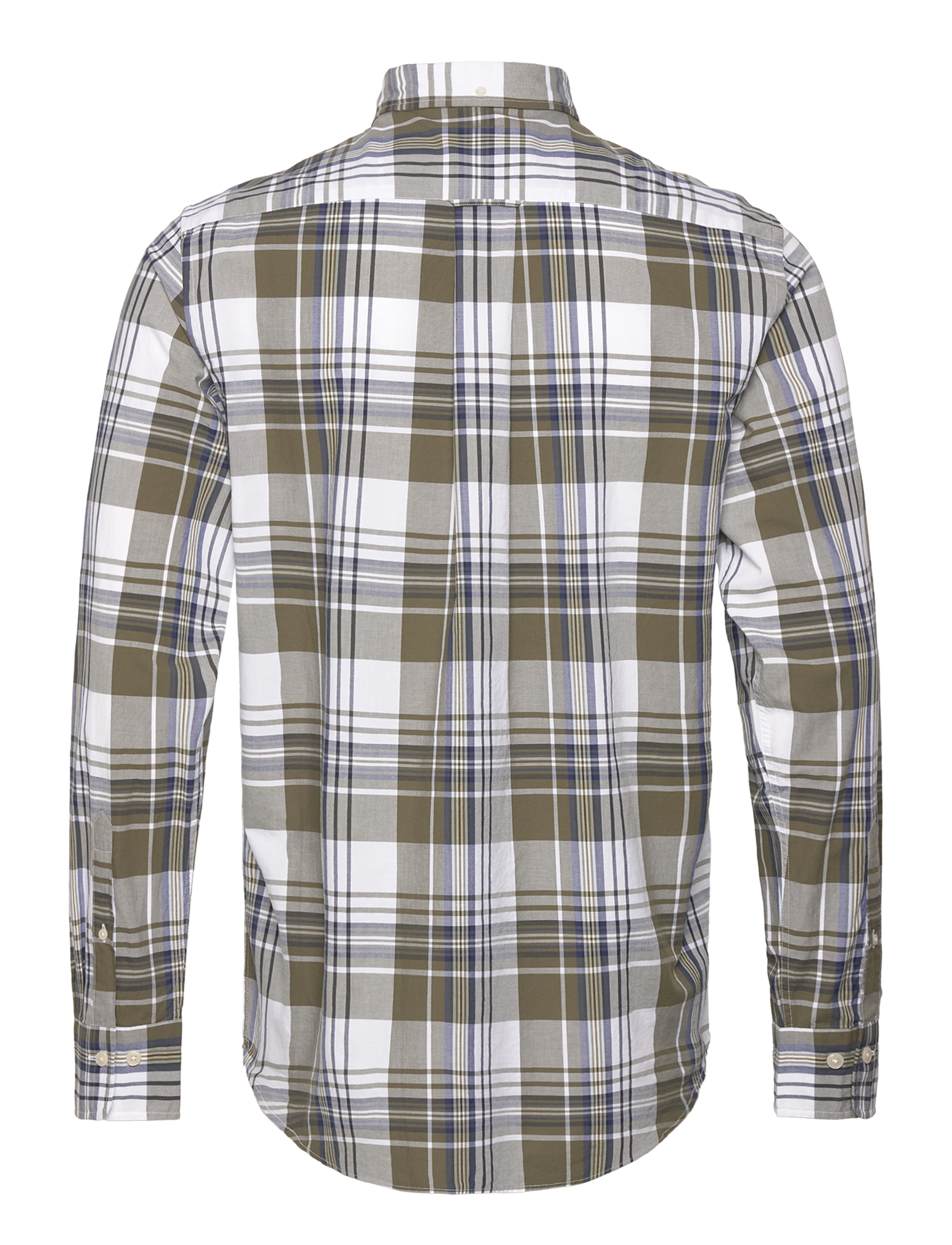 GANT - REG POPLIN CHECK SHIRT - juniper green - 1