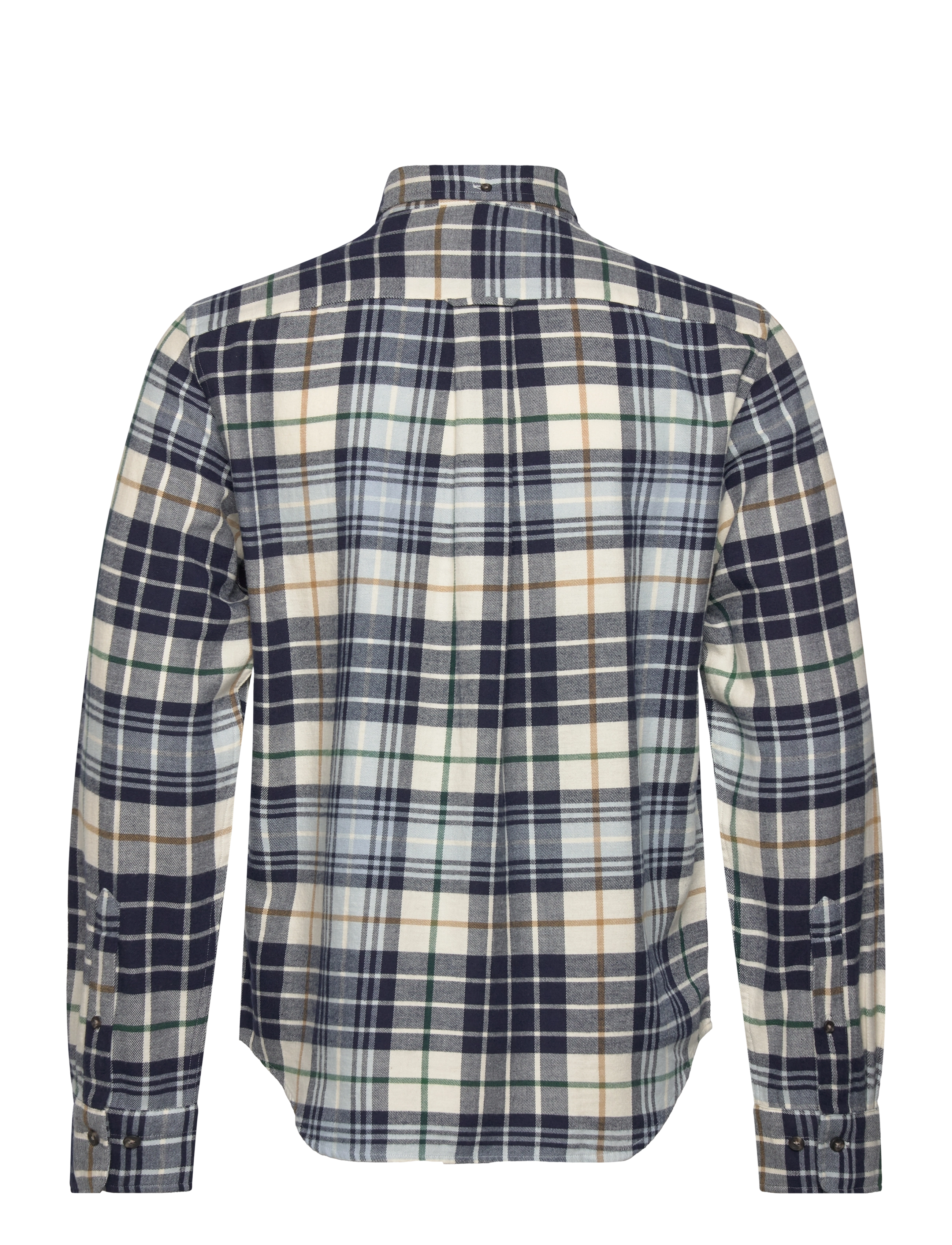 GANT - REG UT PLAID FLANNEL CHECK - cream - 1